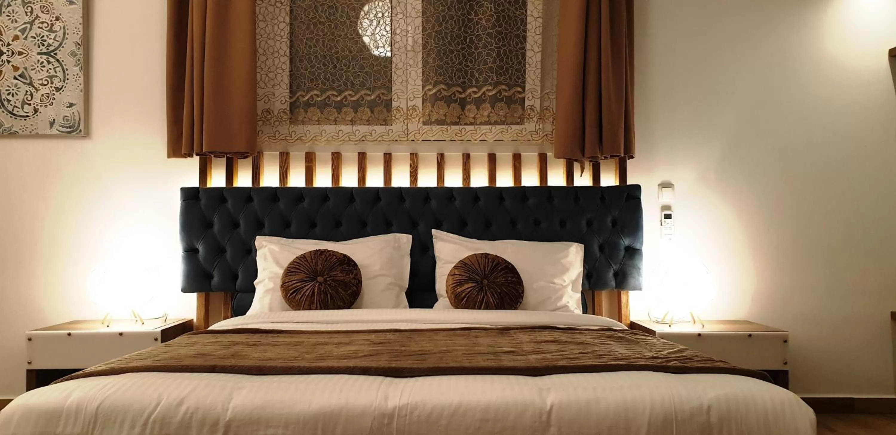 Bed in Dome Rooms Downtown