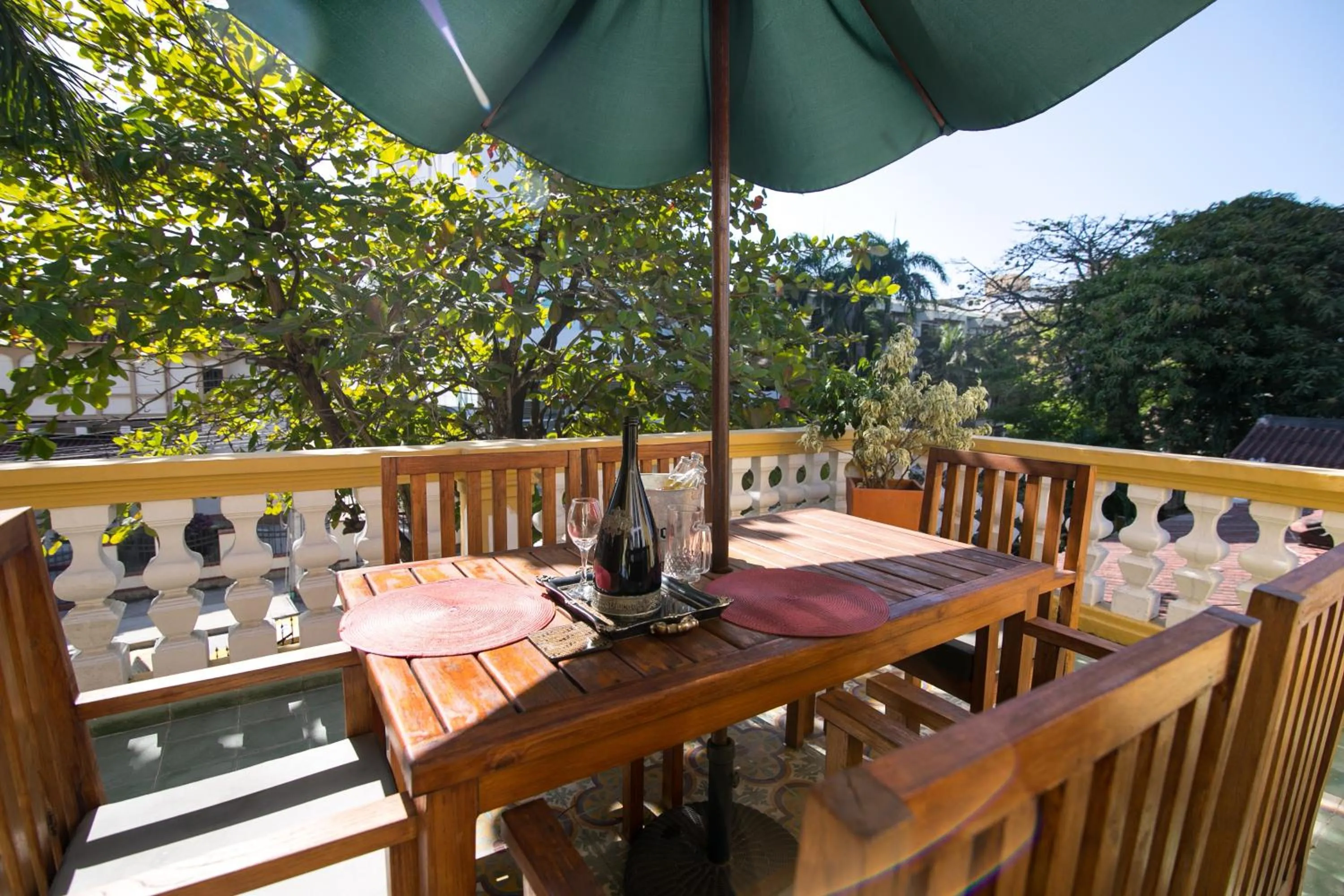 Balcony/Terrace in Hotel Boutique Castillo Ines Maria