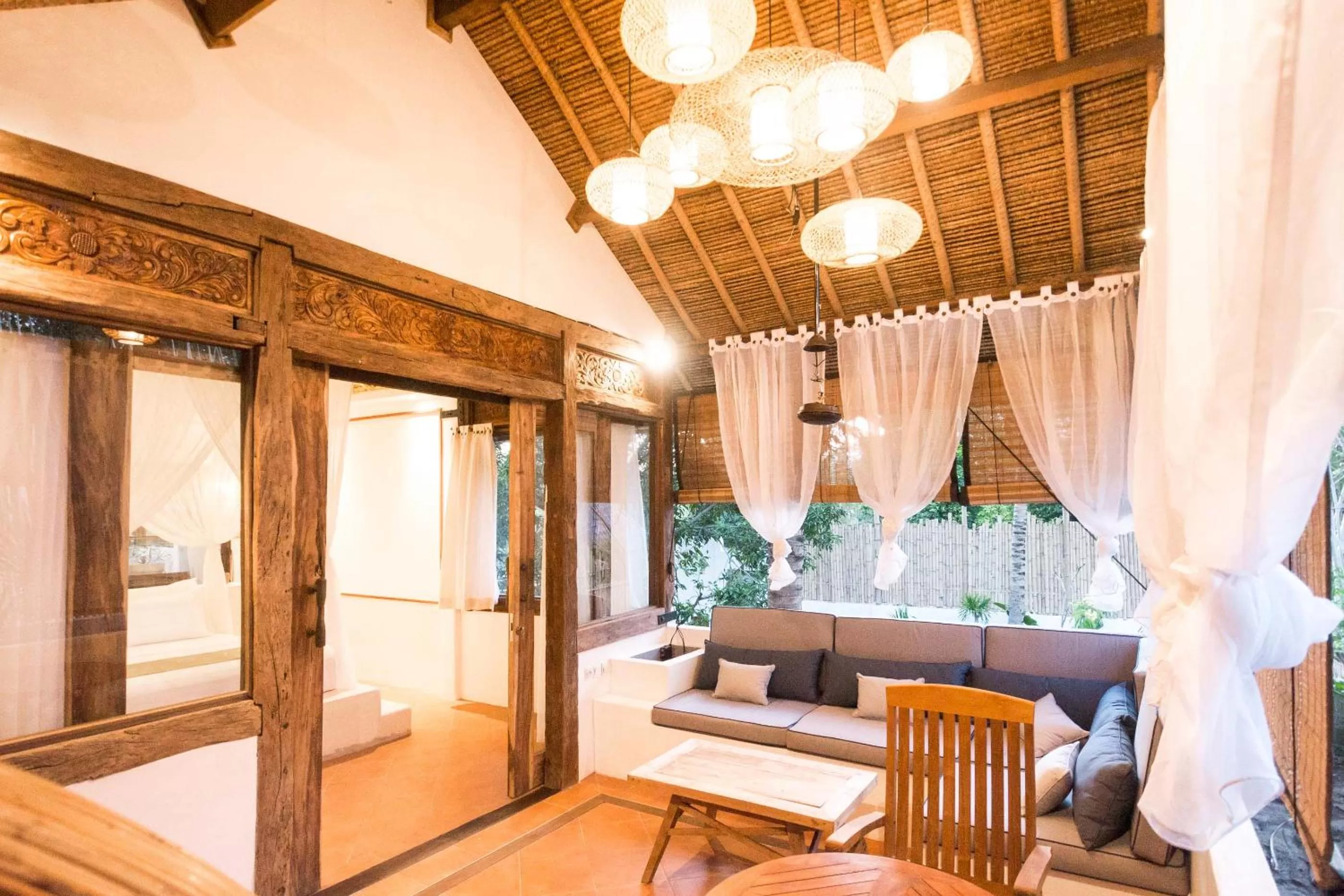 Seating Area in The Mandana Villa Gili Air