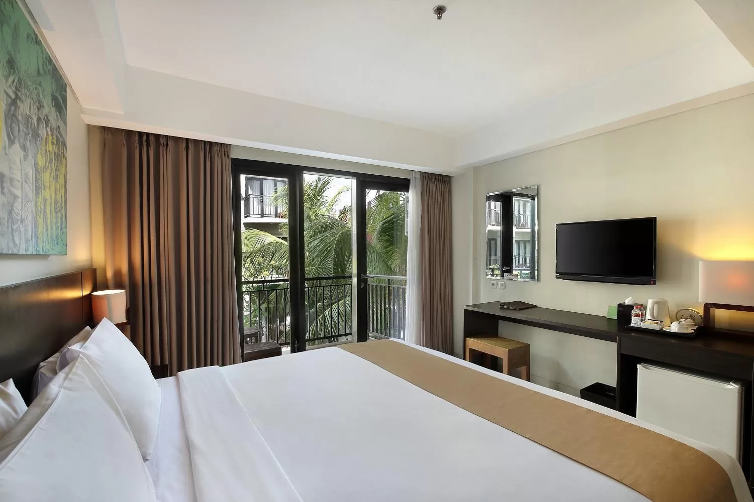 Bedroom, Bed in Rofa Kuta Hotel - CHSE Certified
