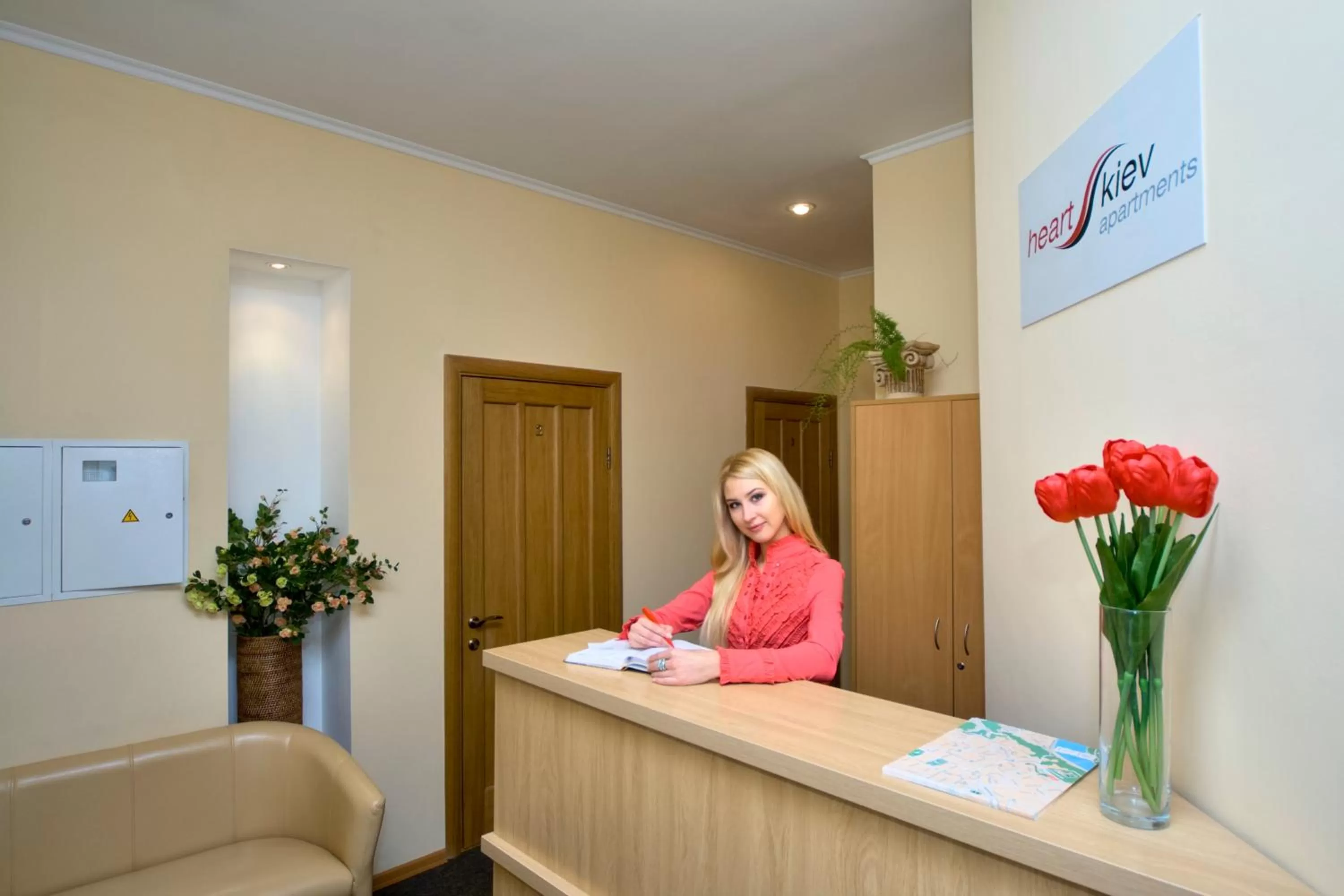 Lobby or reception, Lobby/Reception in Heart Kyiv Apart-Hotel