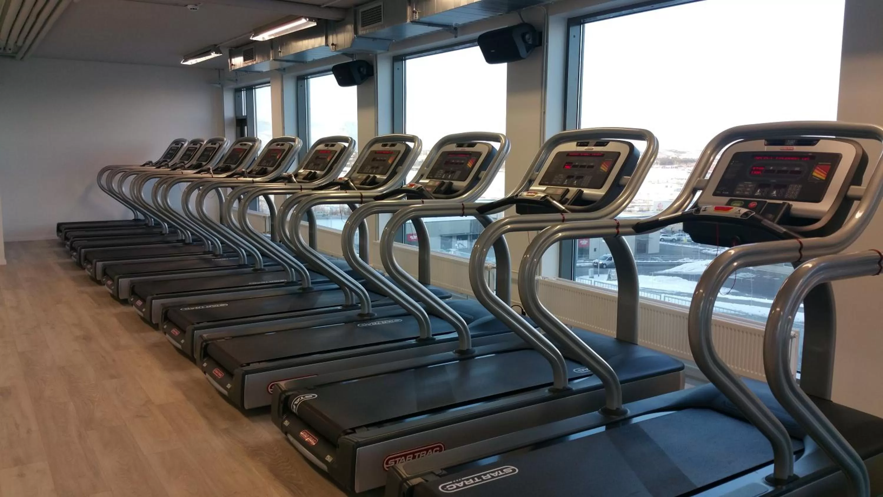 Fitness centre/facilities in Blue Mountain Apartments by Heimaleiga