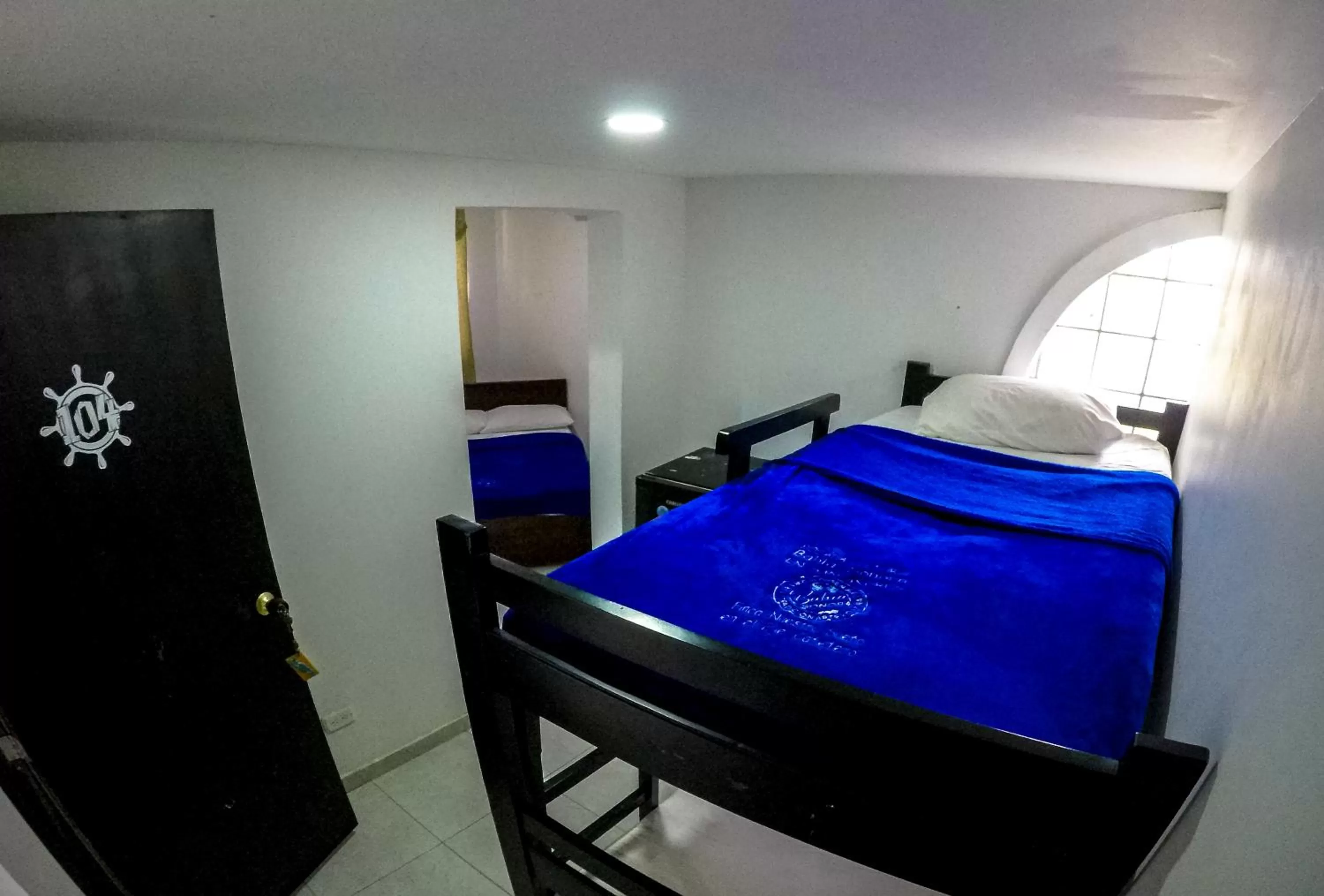 Bed in Posada Cultural Bahia Sonora