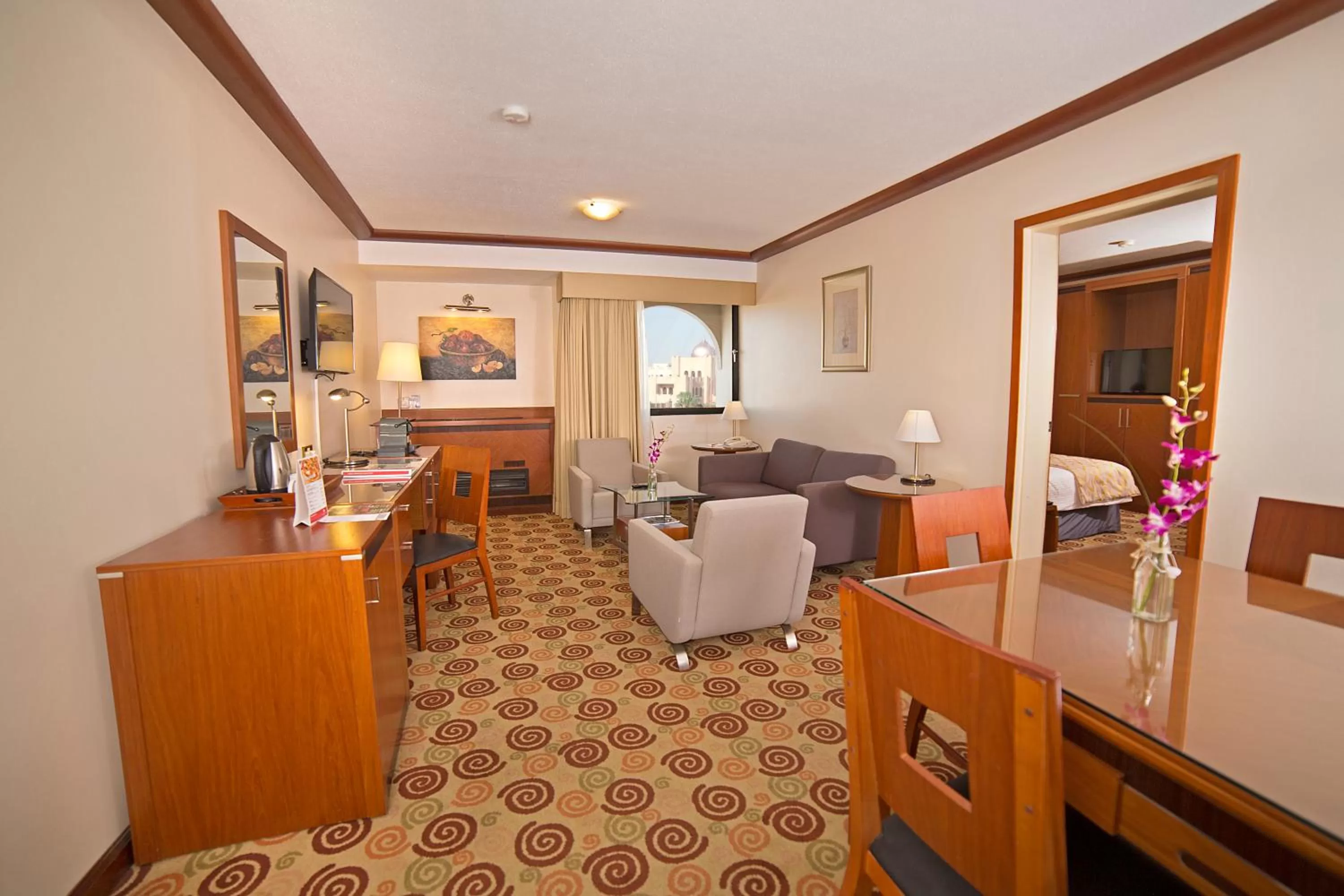 Living room in Ramada by Wyndham Bahrain