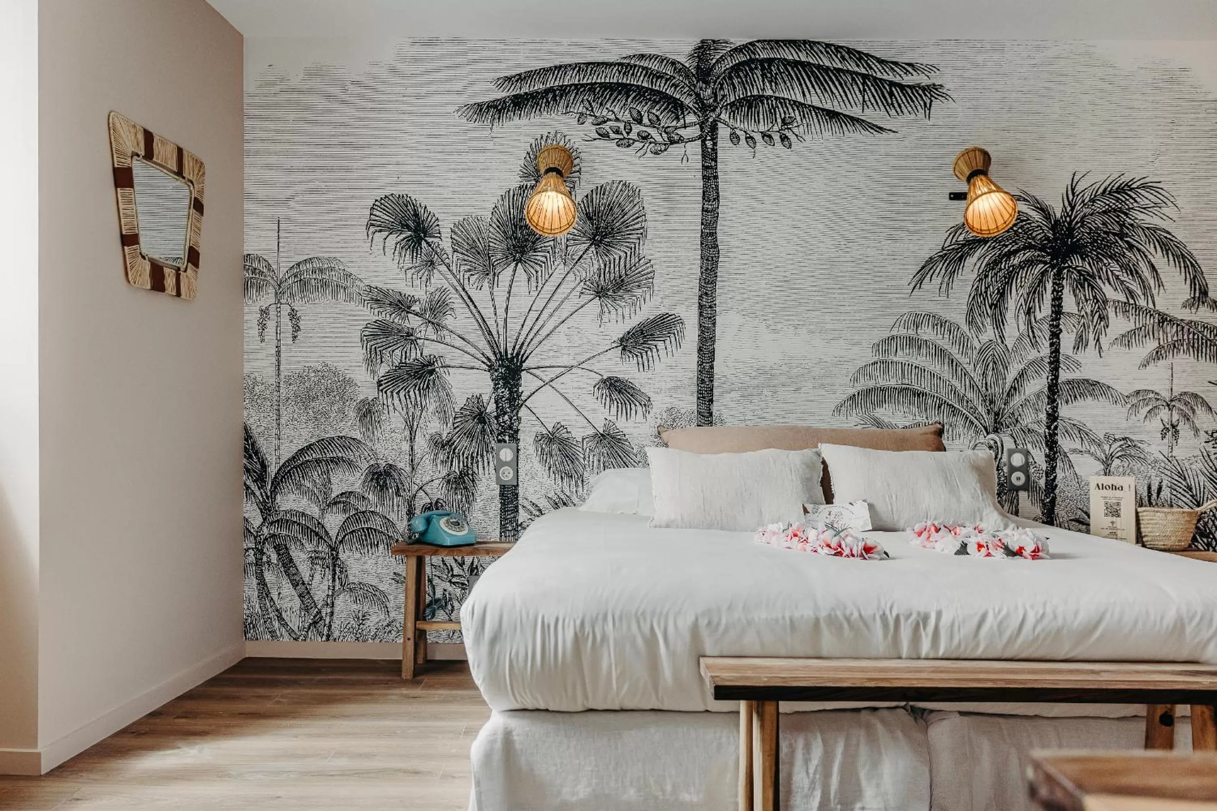 Bed in Hôtel PALMITO