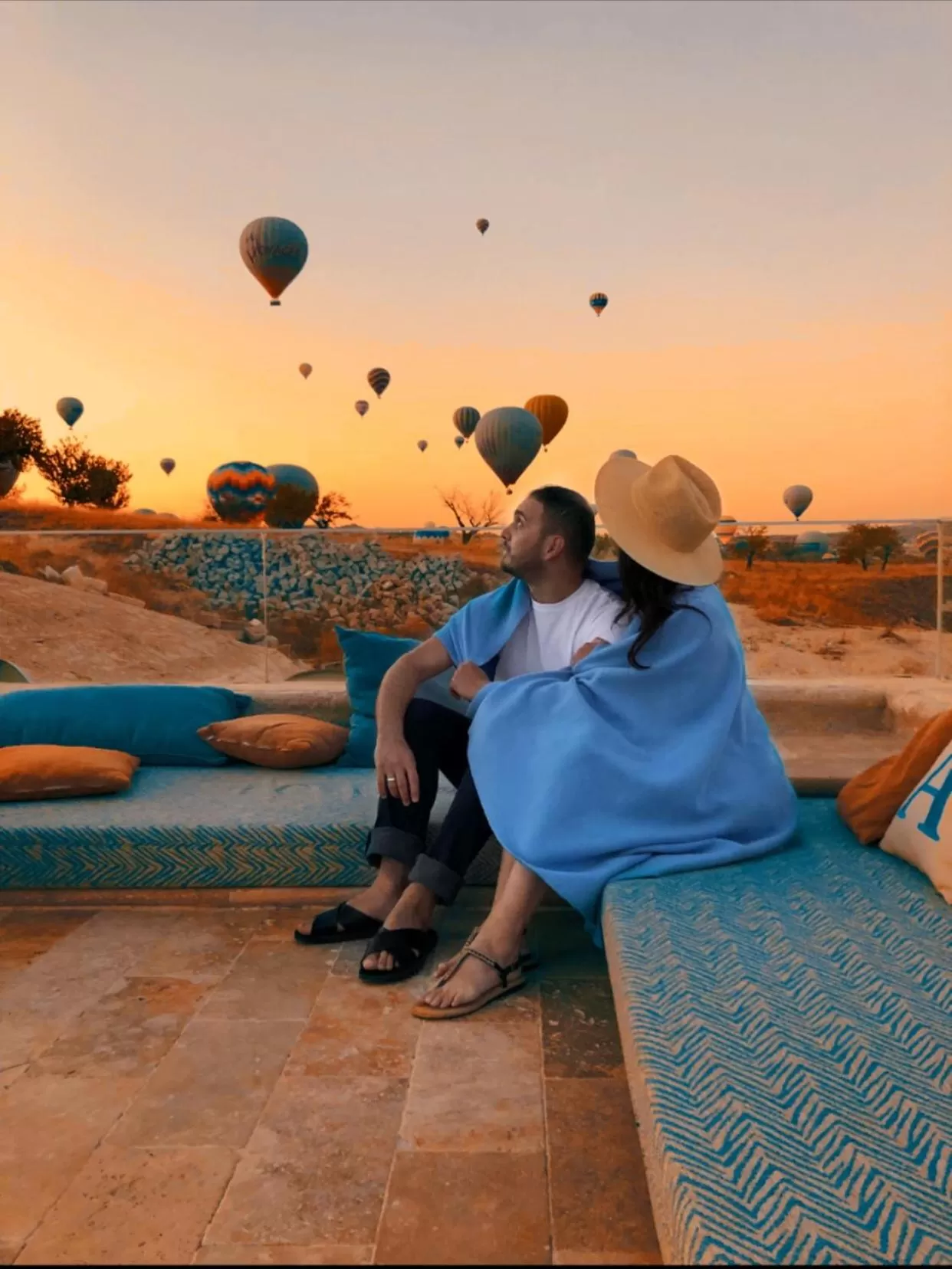People in Azure Cave Suites - Cappadocia