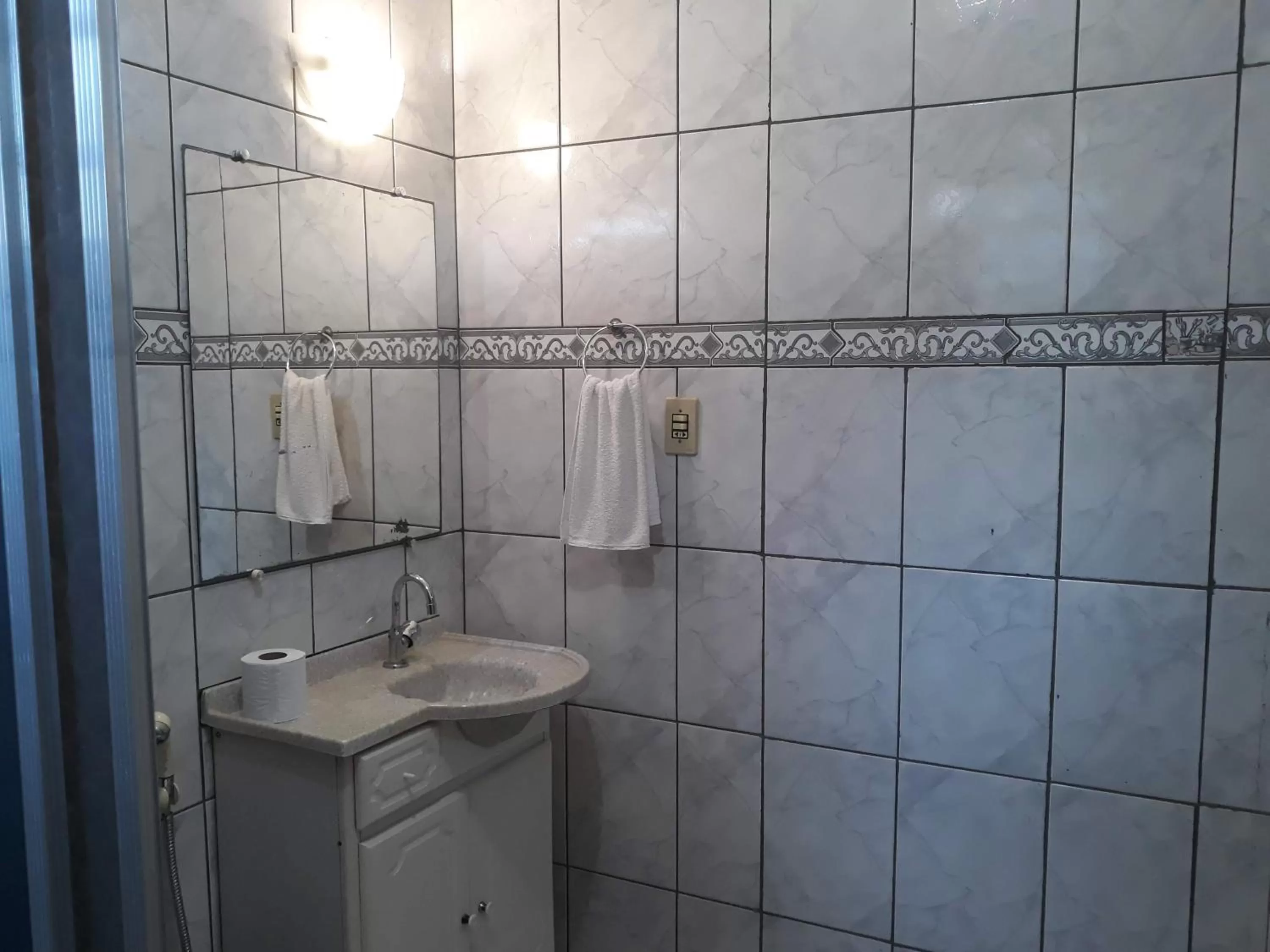 Bathroom in Pousada do Ribeirão