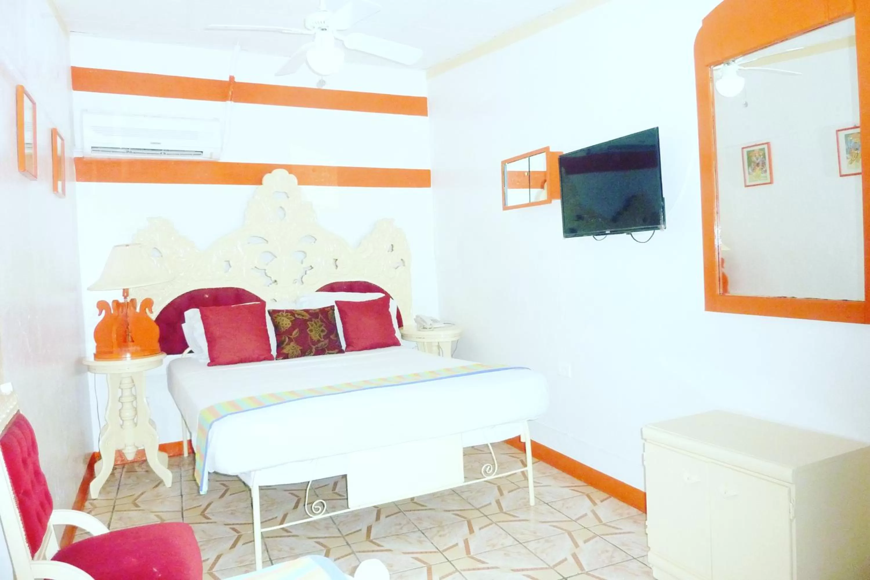 Bed in Hotel Ivania´s