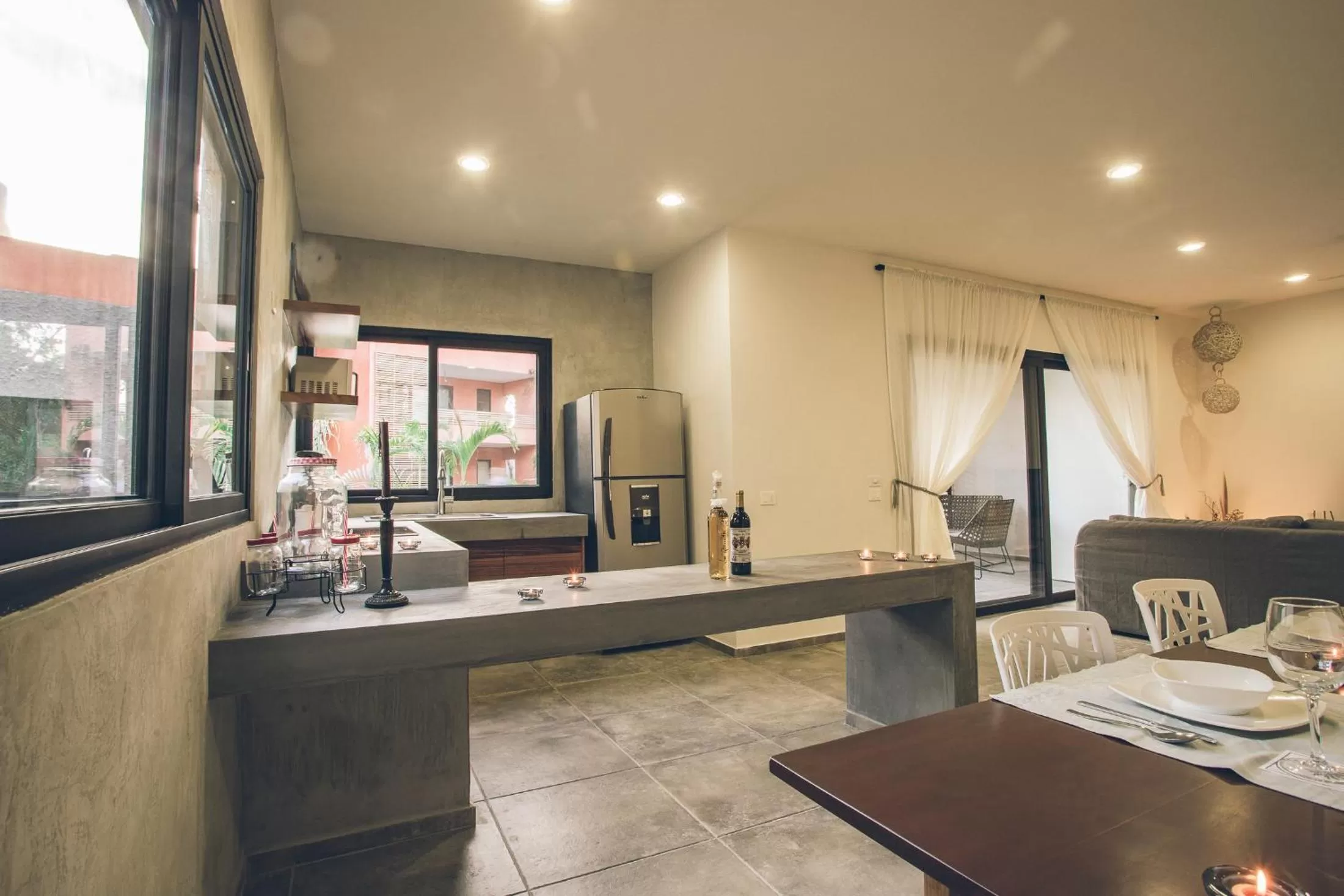 Kitchen or kitchenette in Panacea Condo Tulum