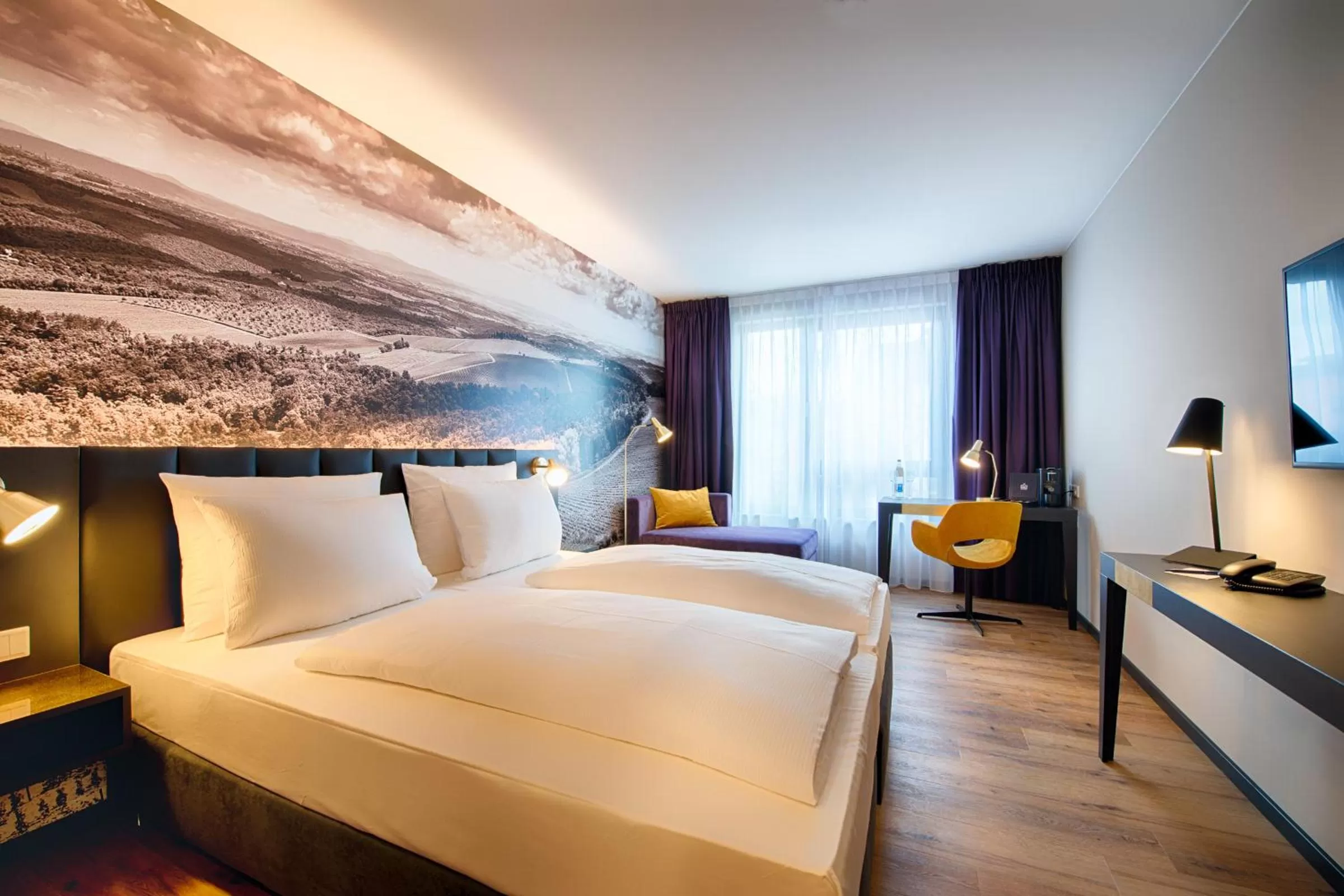 Bed in Welcome Hotel Neckarsulm