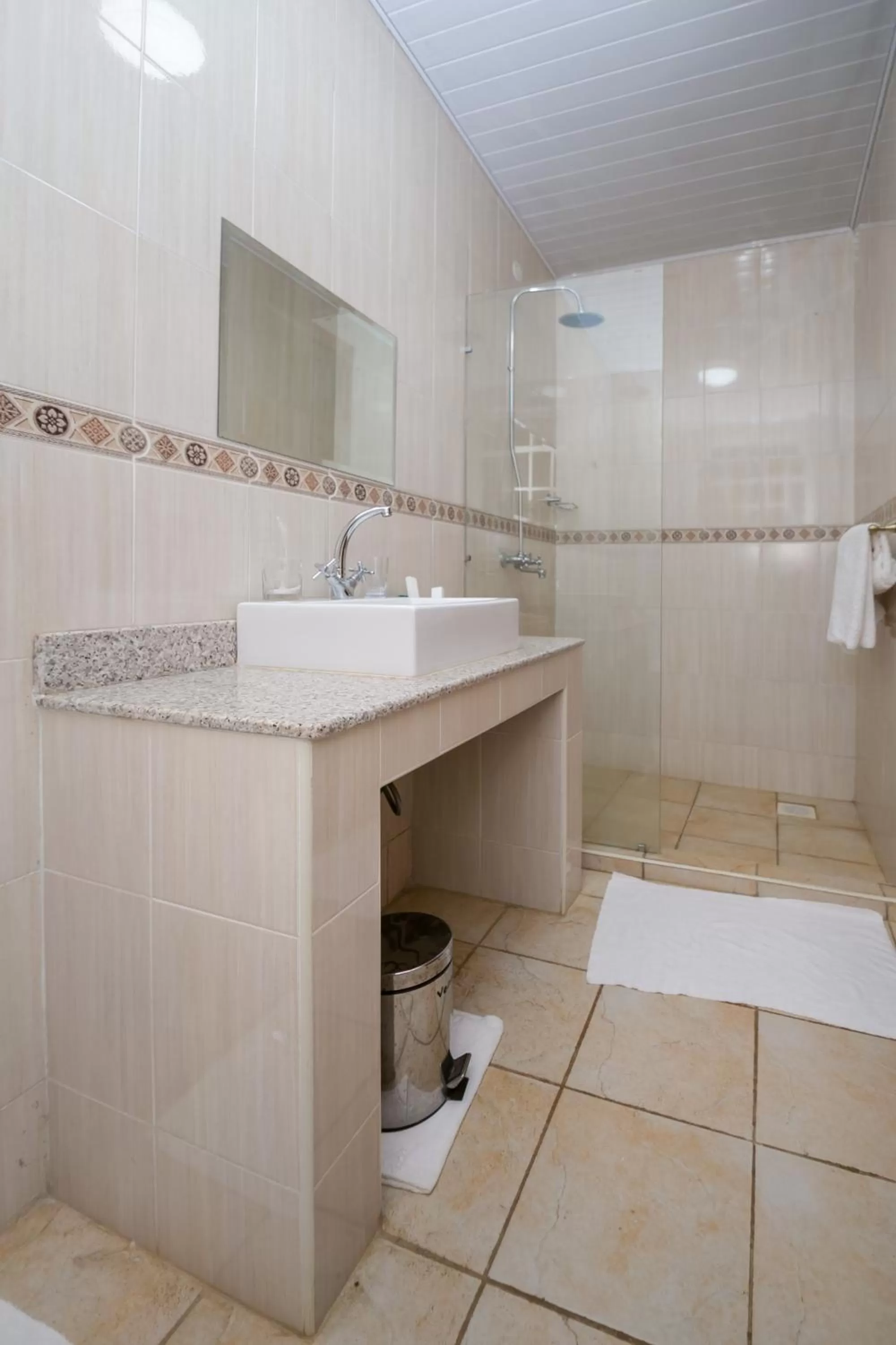 Shower, Bathroom in Hotel Rudi