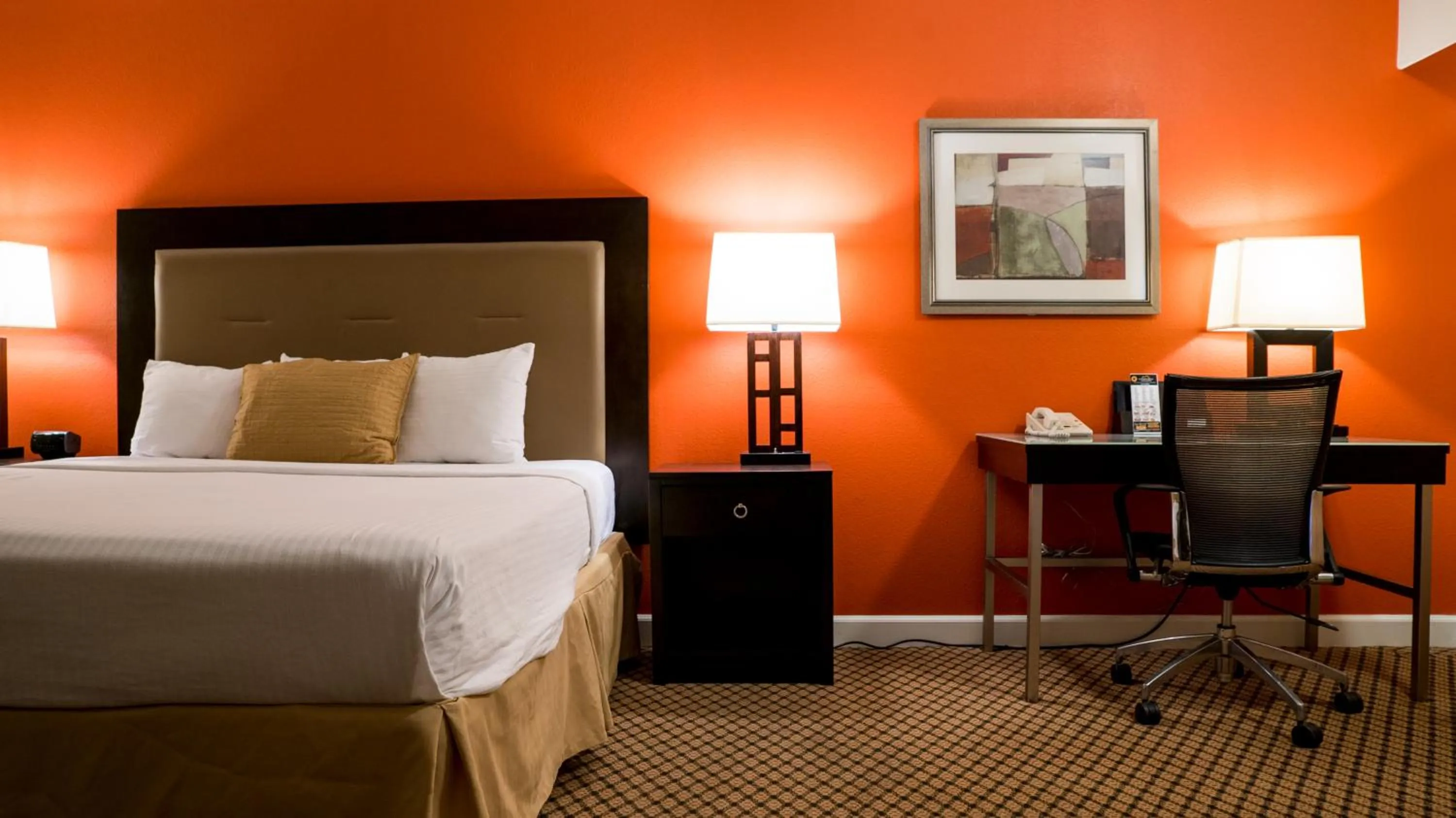 Bed in Motel 6 - Anaheim Hills, CA