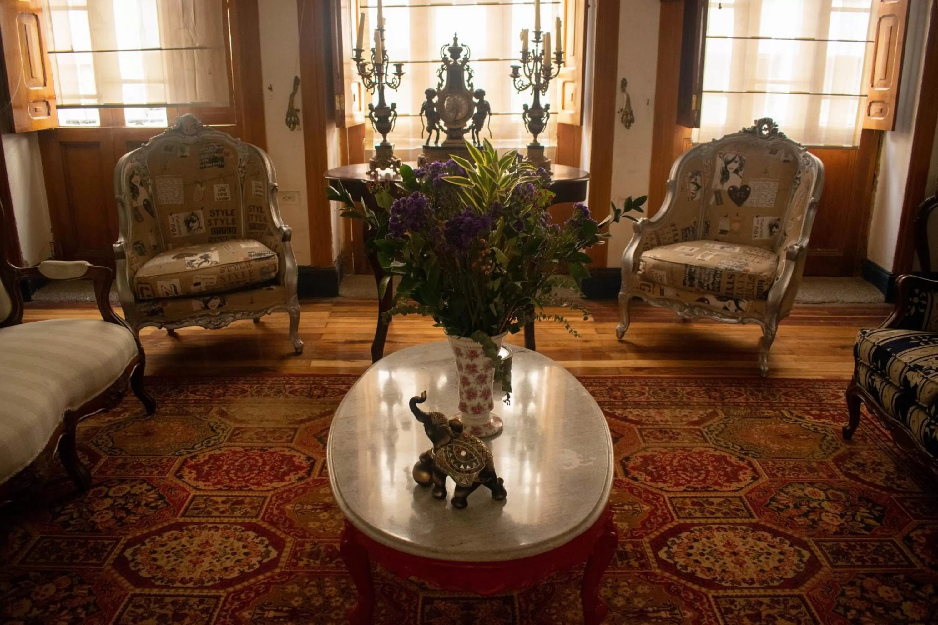 Living room in Hotel Casa de la Luz