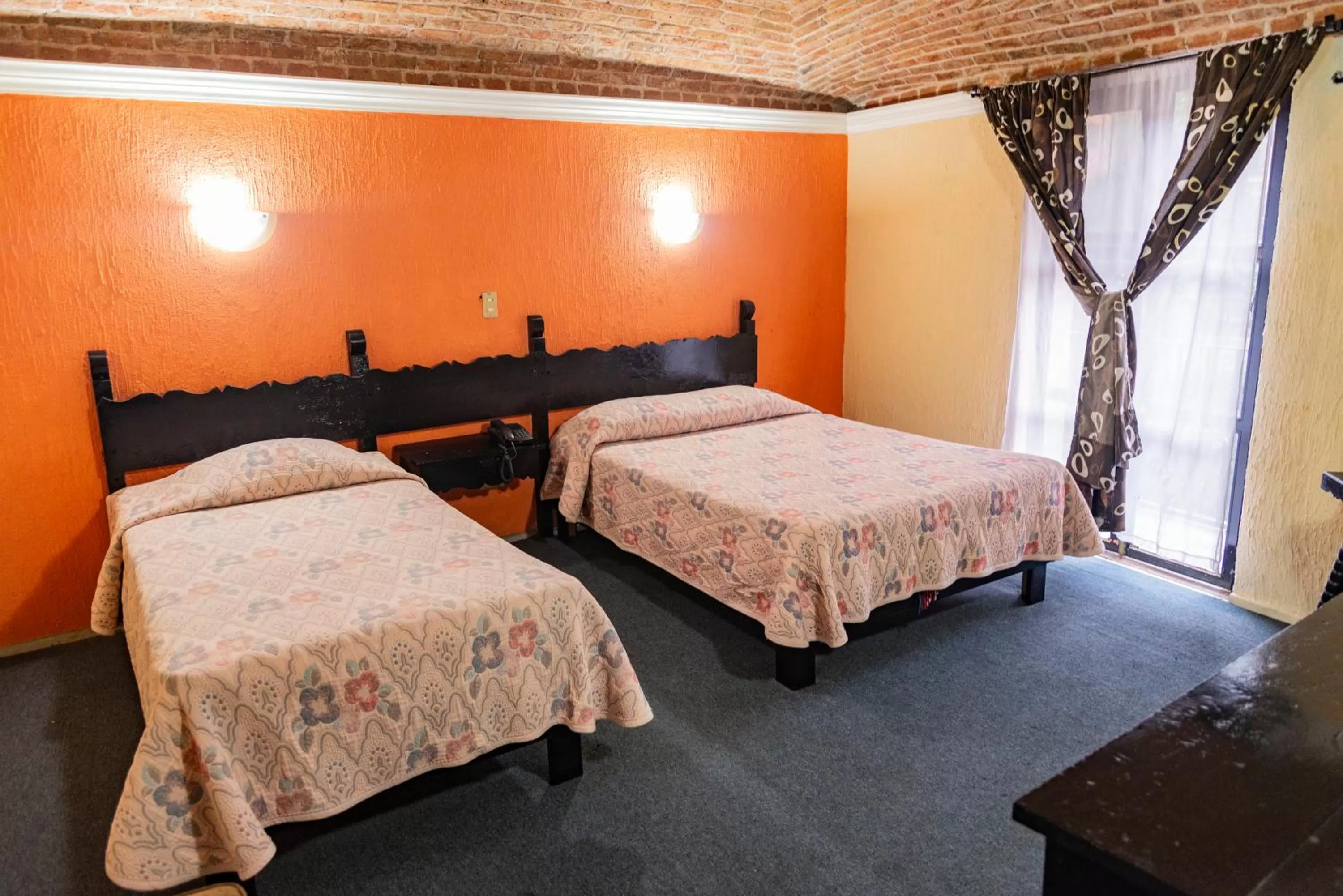 Bed in Hotel Hacienda de Cobos