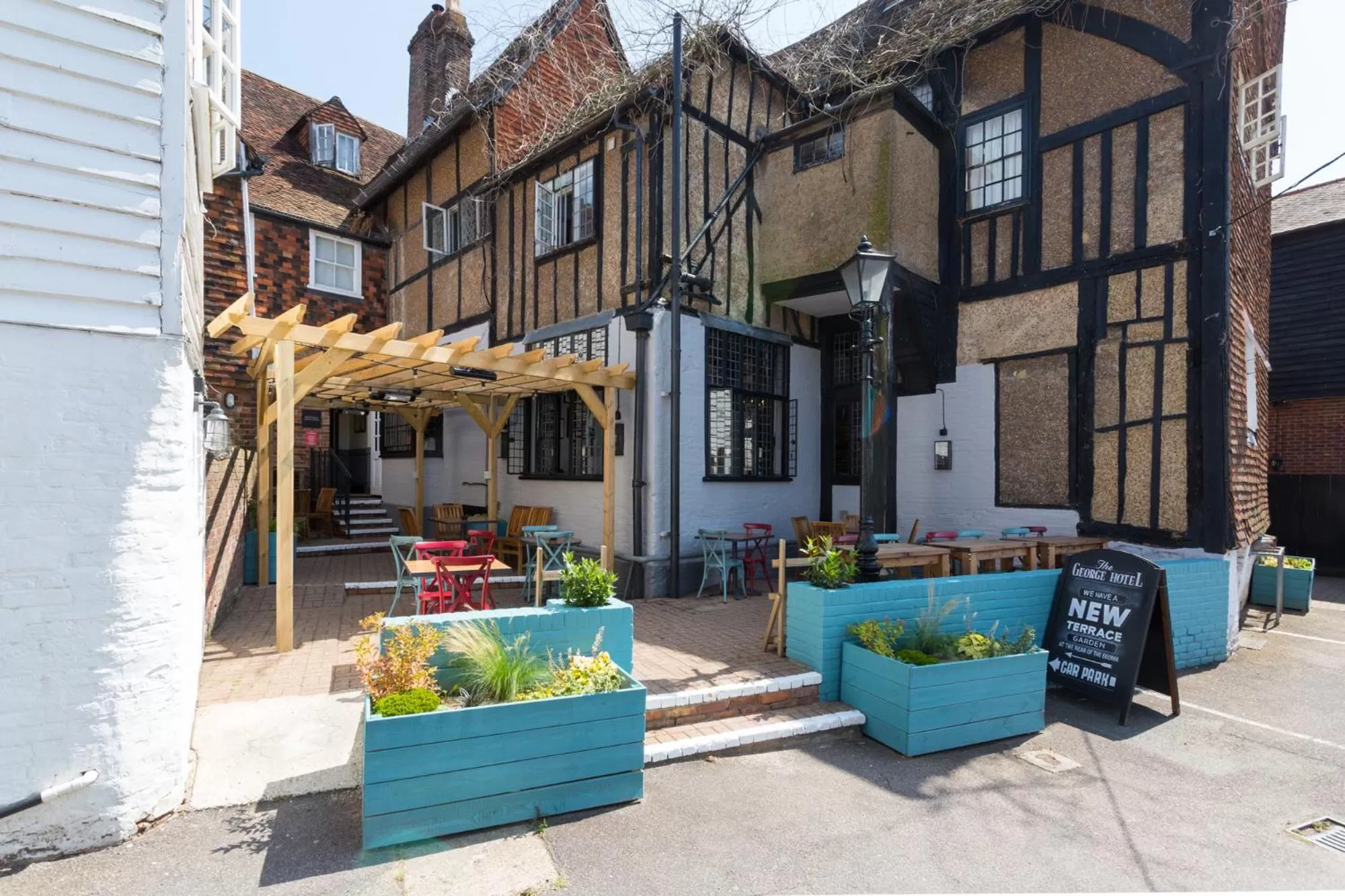 Garden in The George Hotel & Brasserie, Cranbrook