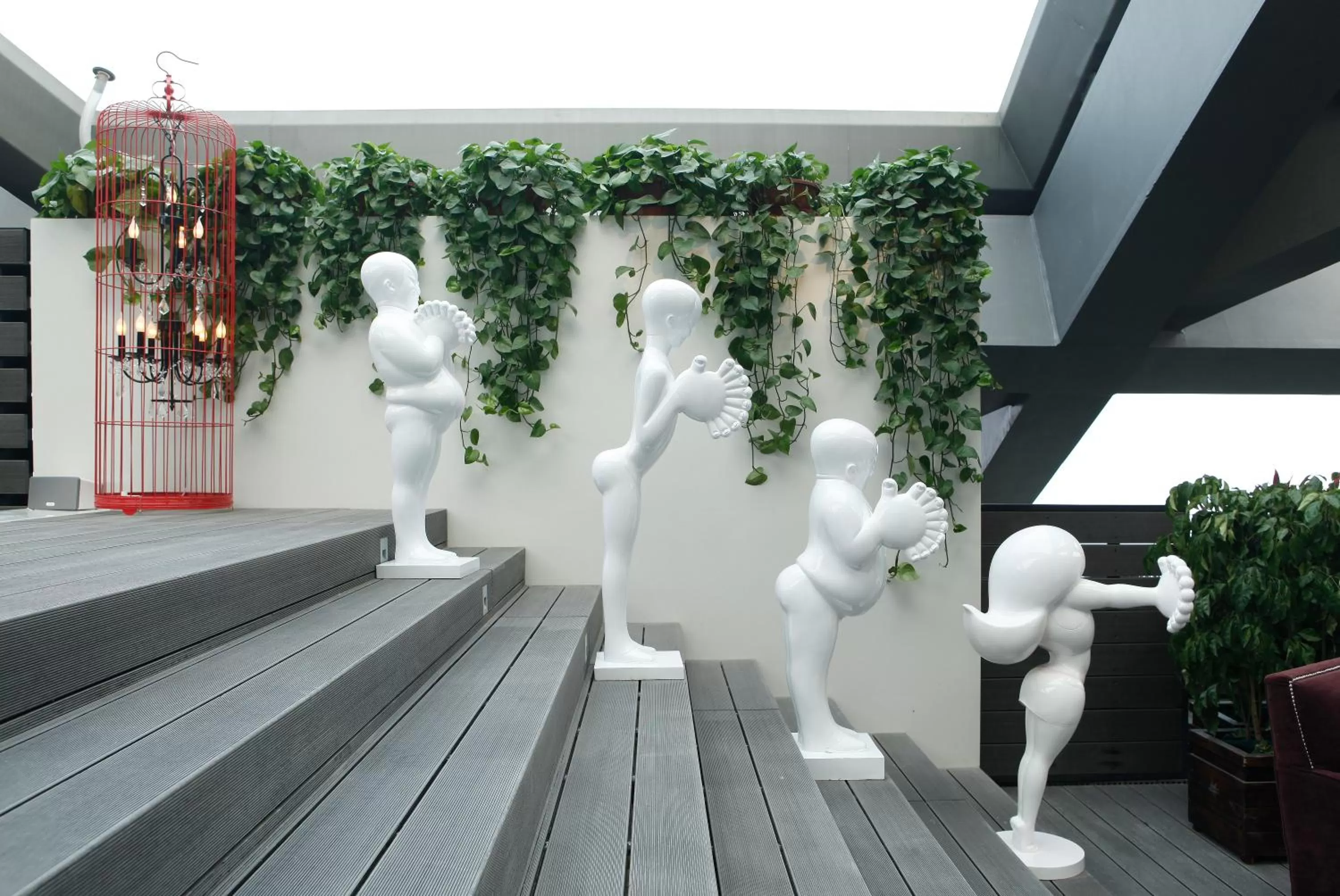 Balcony/Terrace in Hotel Éclat Beijing