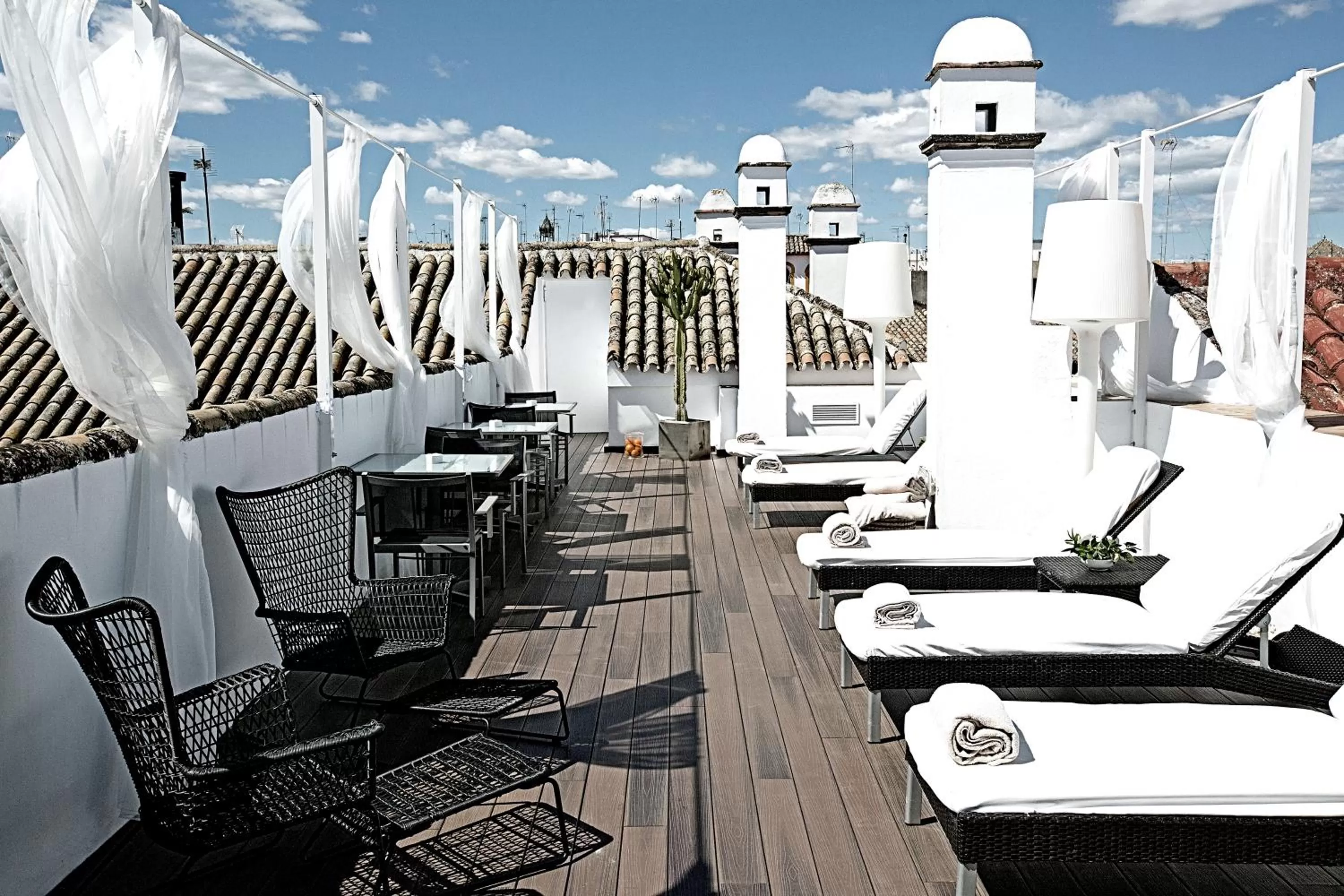 Solarium in Hospes Las Casas del Rey de Baeza, a Member of Design Hotels