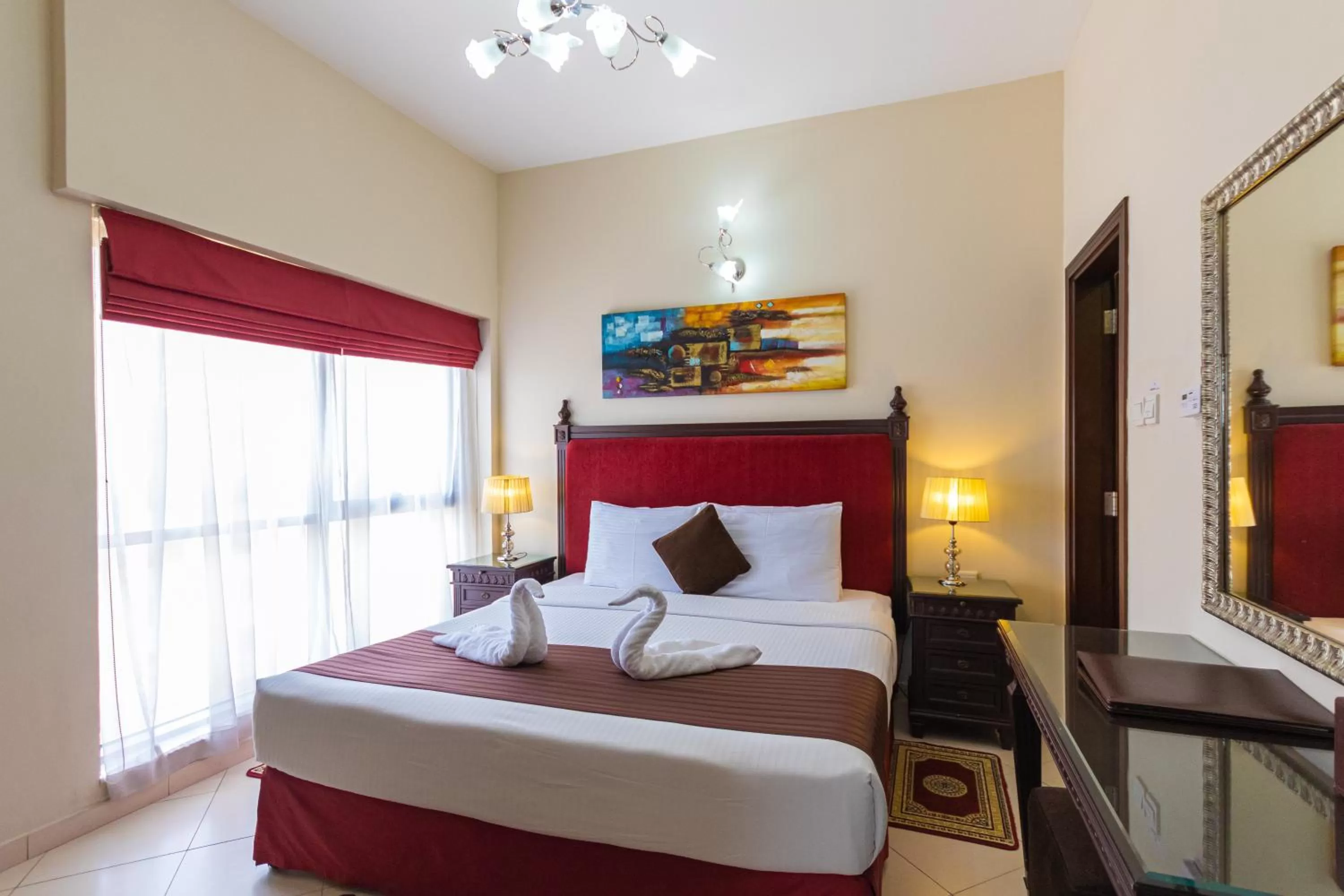 Bed in Auris Boutique Hotel Apartments, Al Barsha - At The Mall