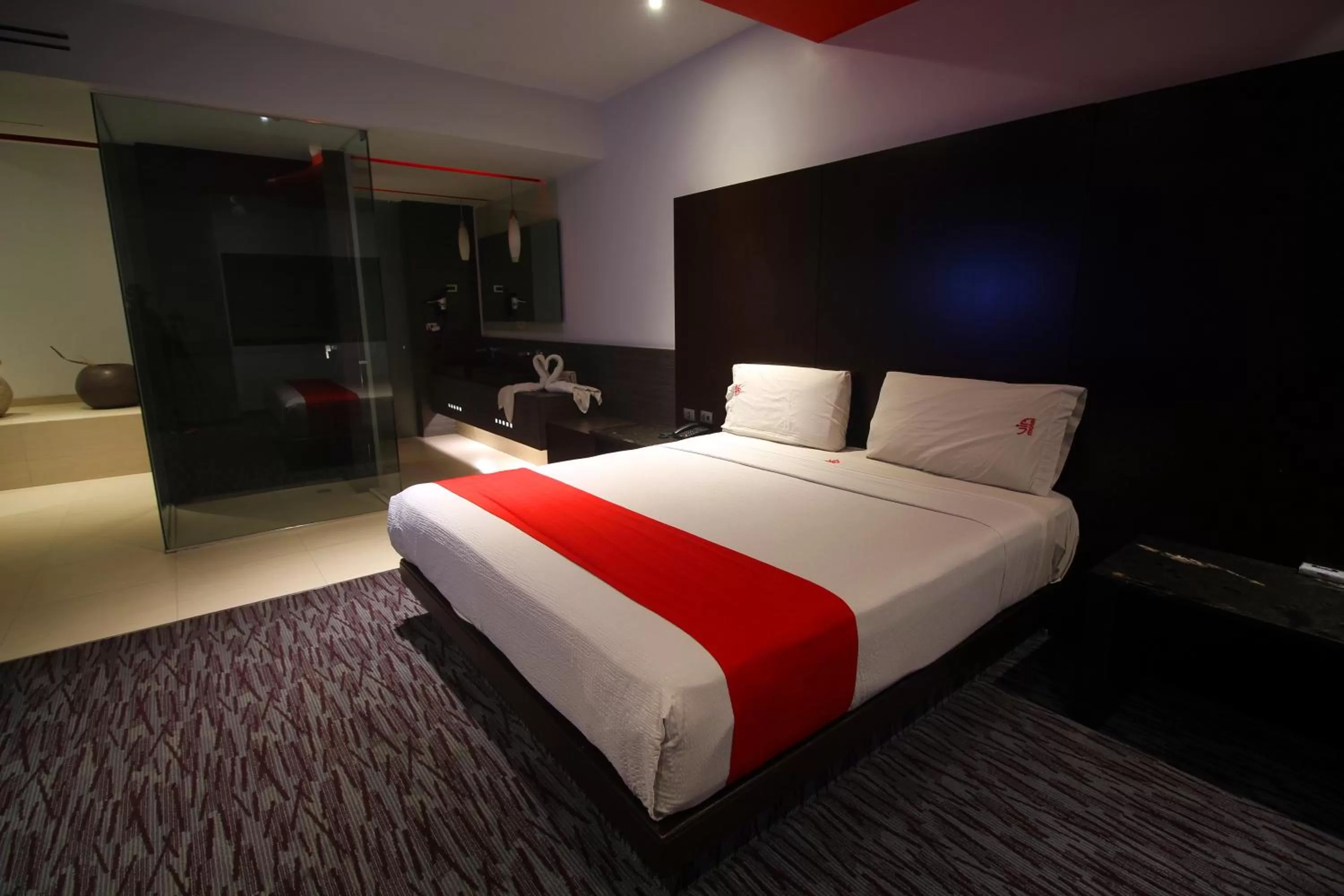 Photo of the whole room, Bed in Motel Via