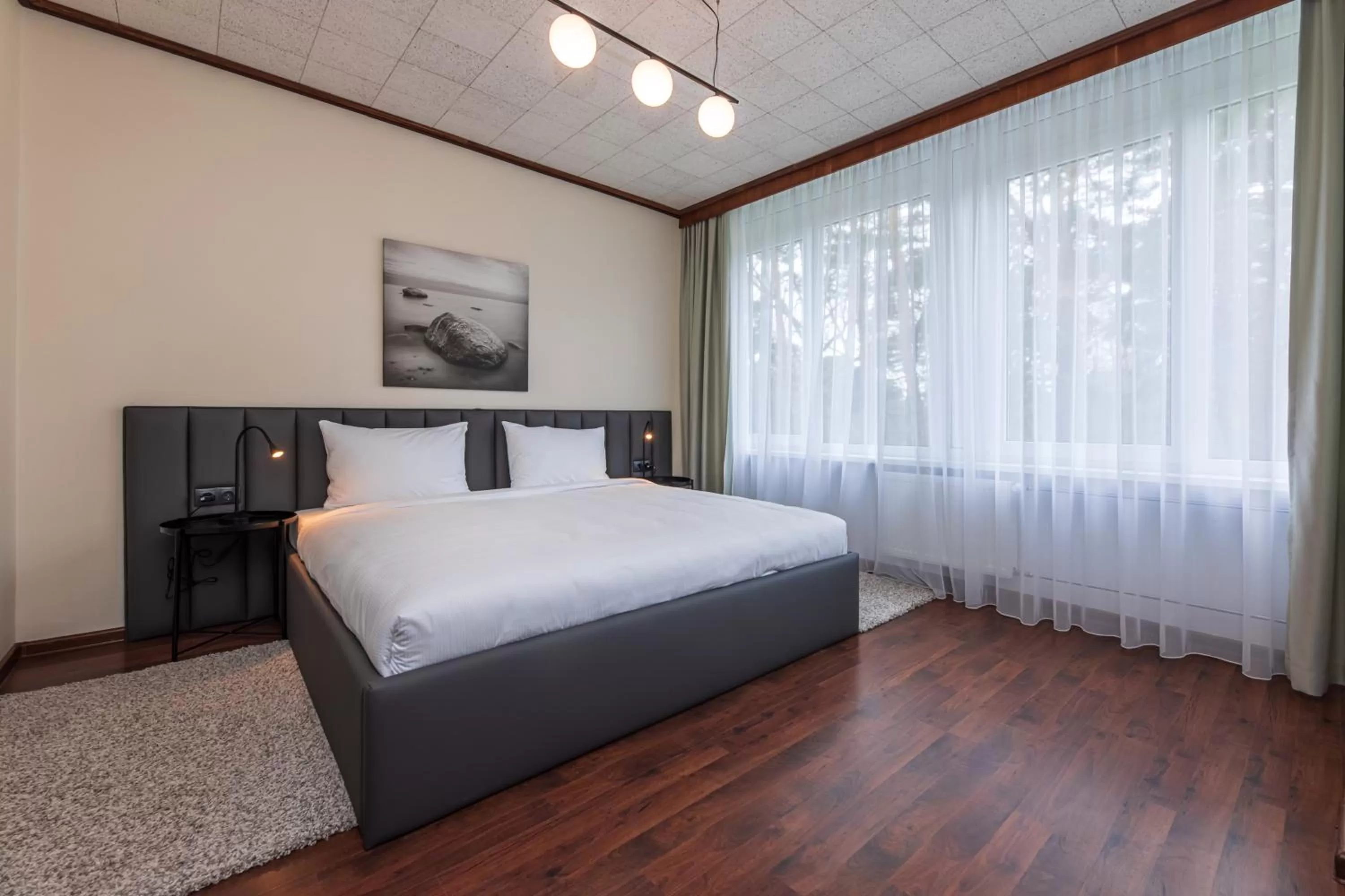 Bed in Žilvinas Hotel