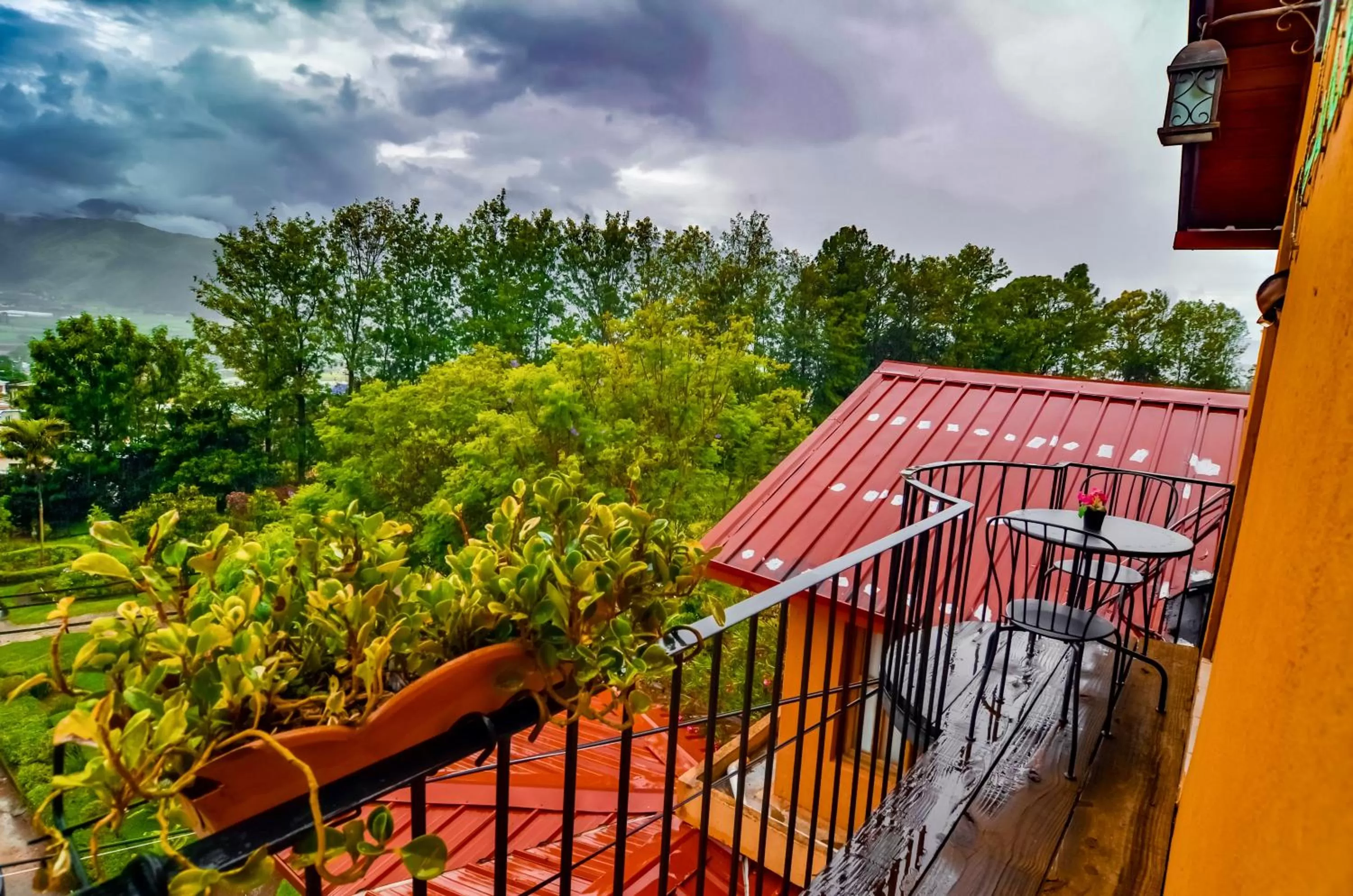 Balcony/Terrace in Hotel Rancho Constanza & Cabañas de la Montaña
