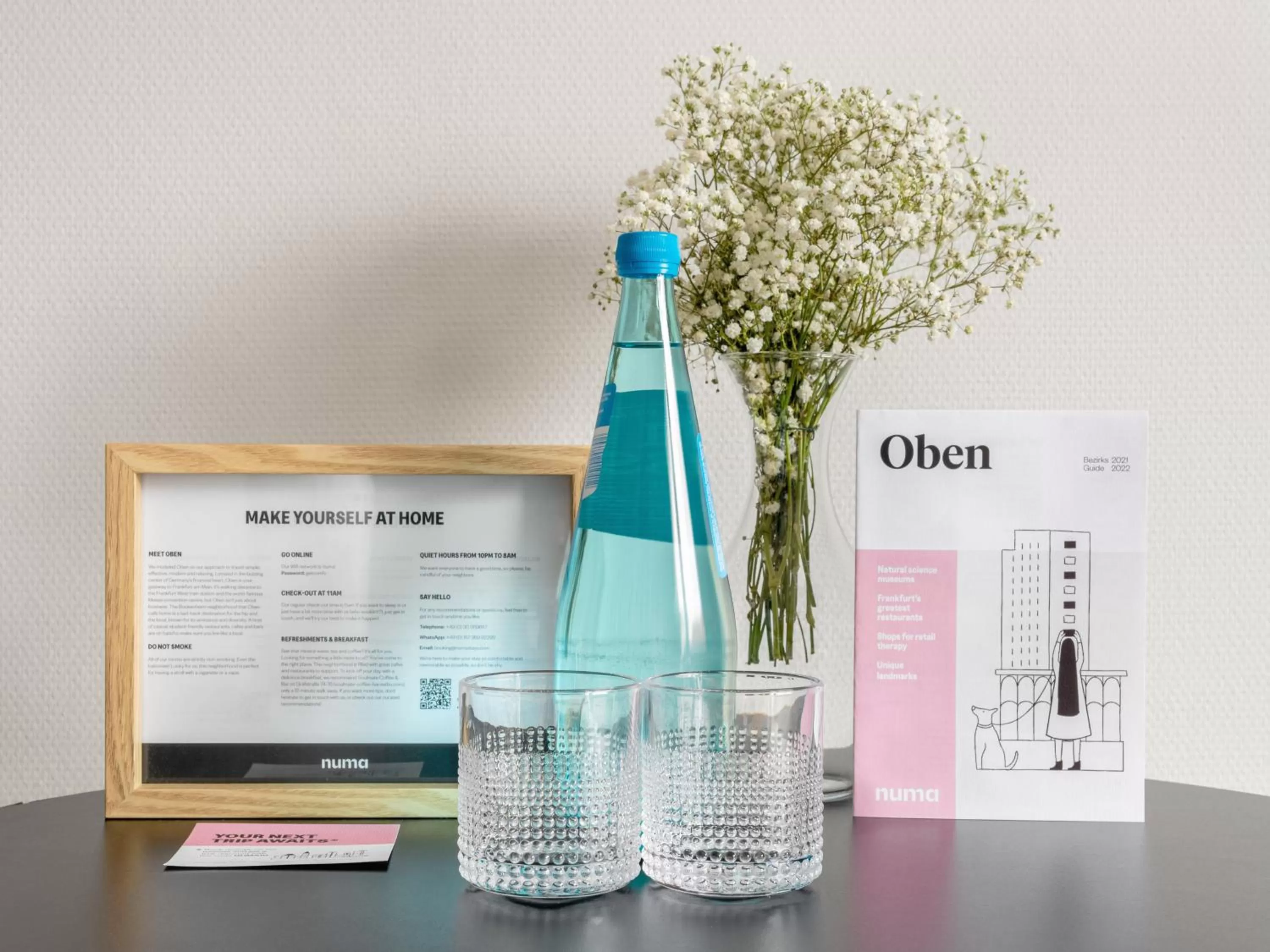 Logo/Certificate/Sign in Numa Frankfurt Oben