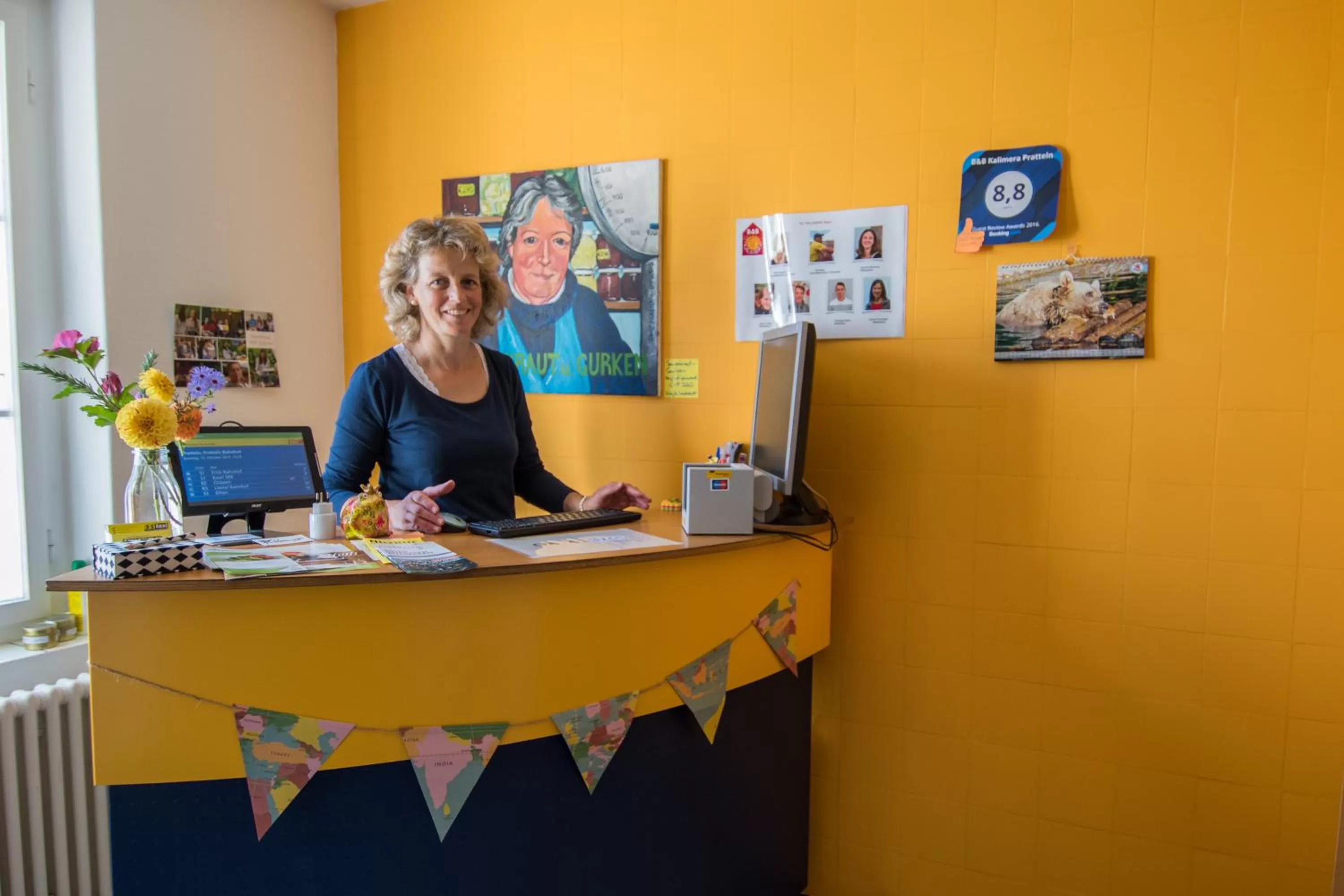 Lobby or reception in B&B Kalimera Pratteln