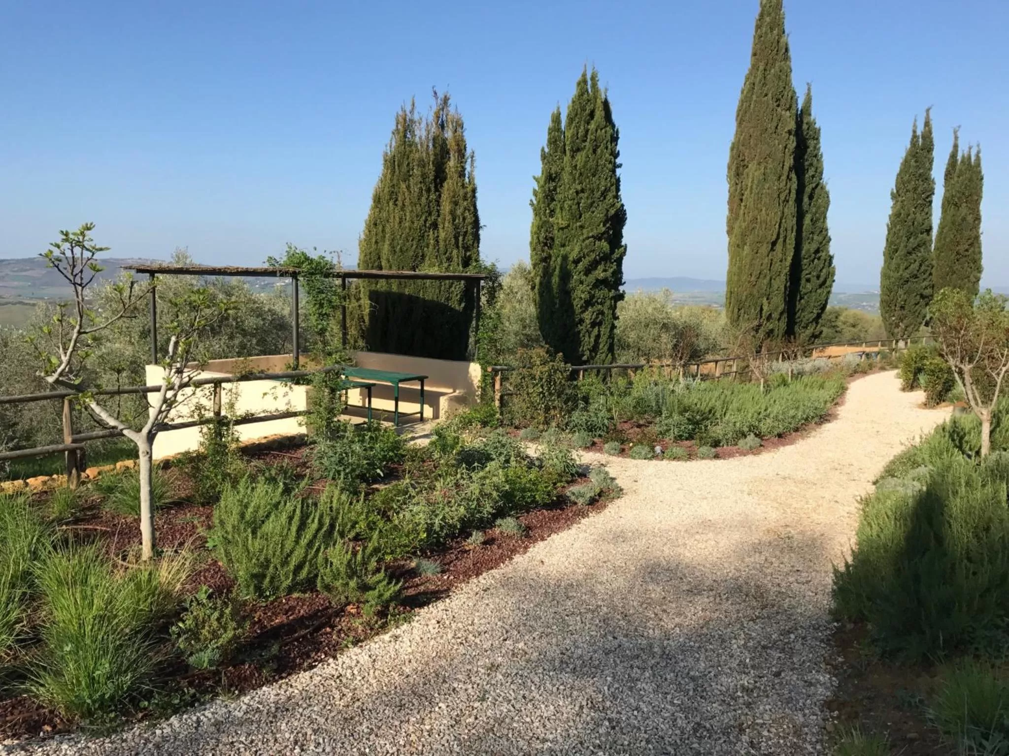 Patio in A440 in Tuscany