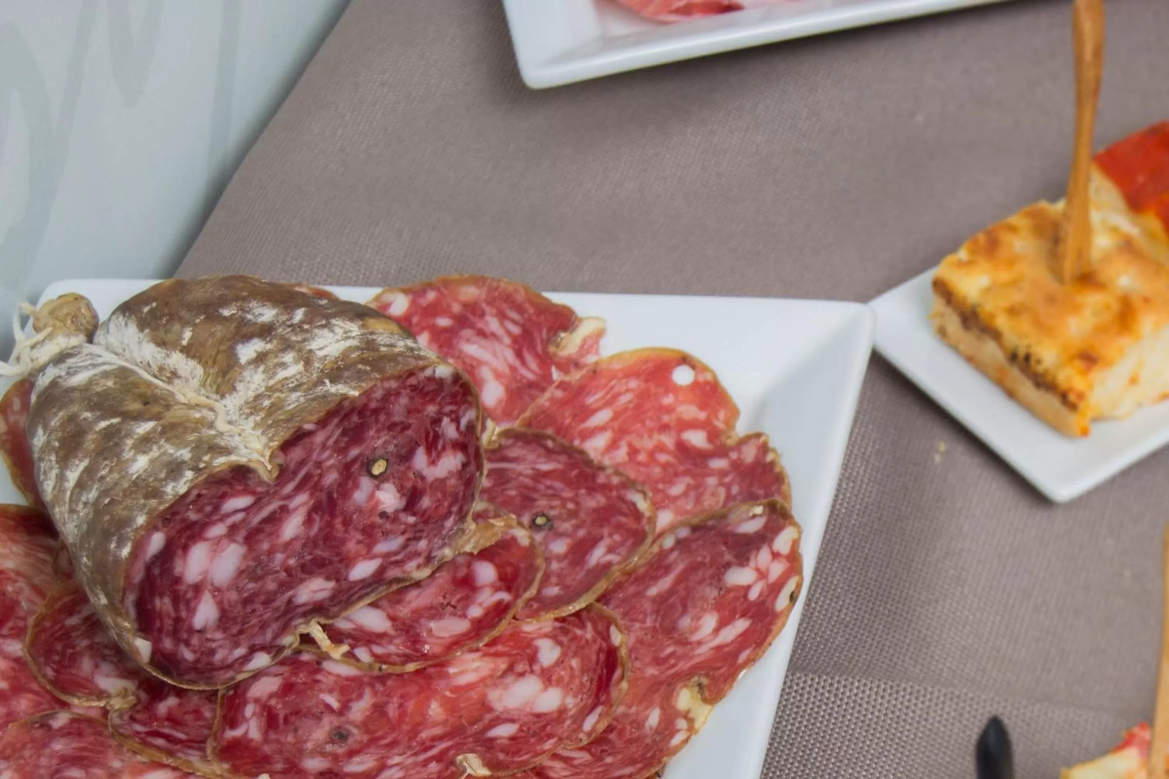 Food close-up in Hotel Santa Brigida