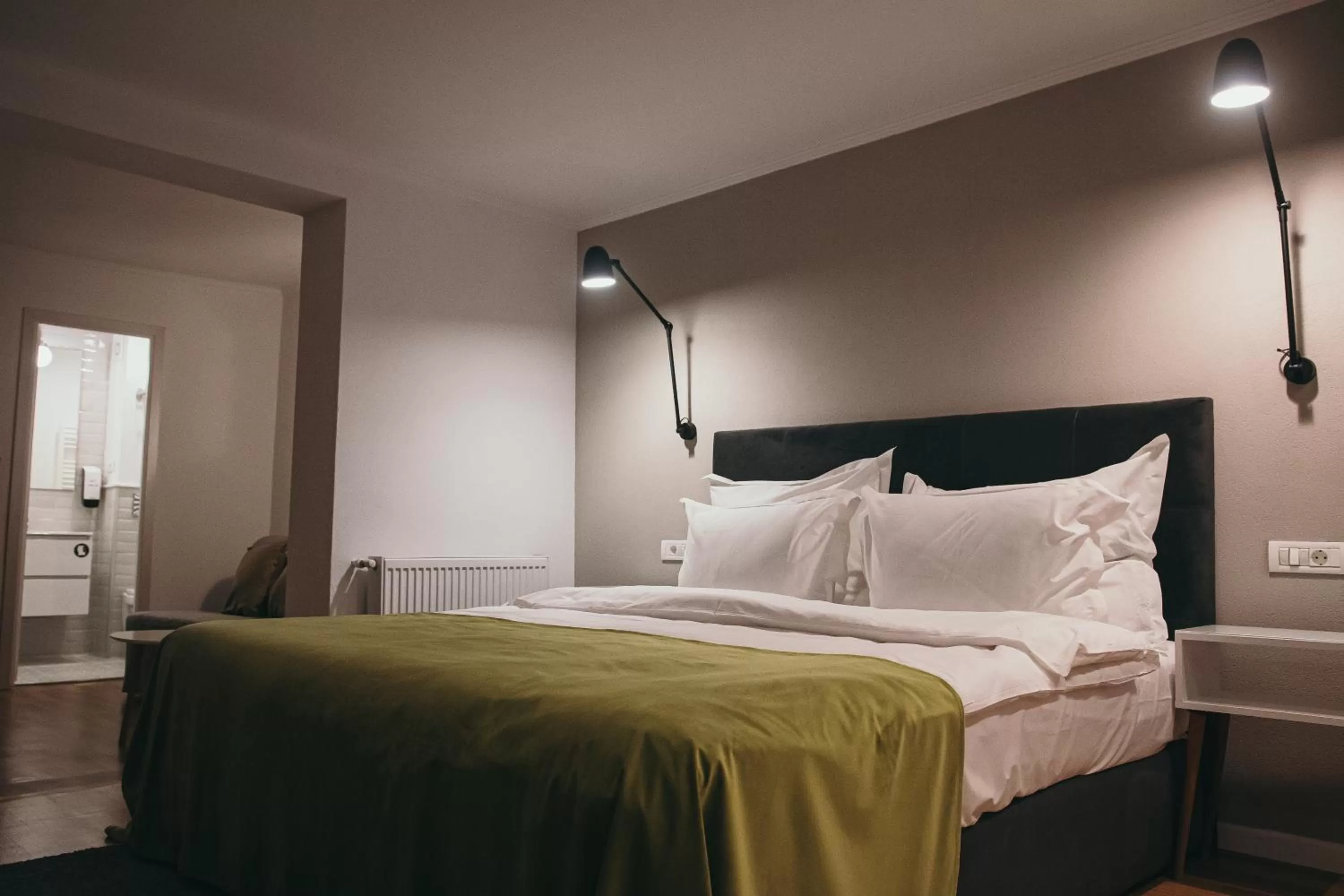 Bed in Nest Guesthouse