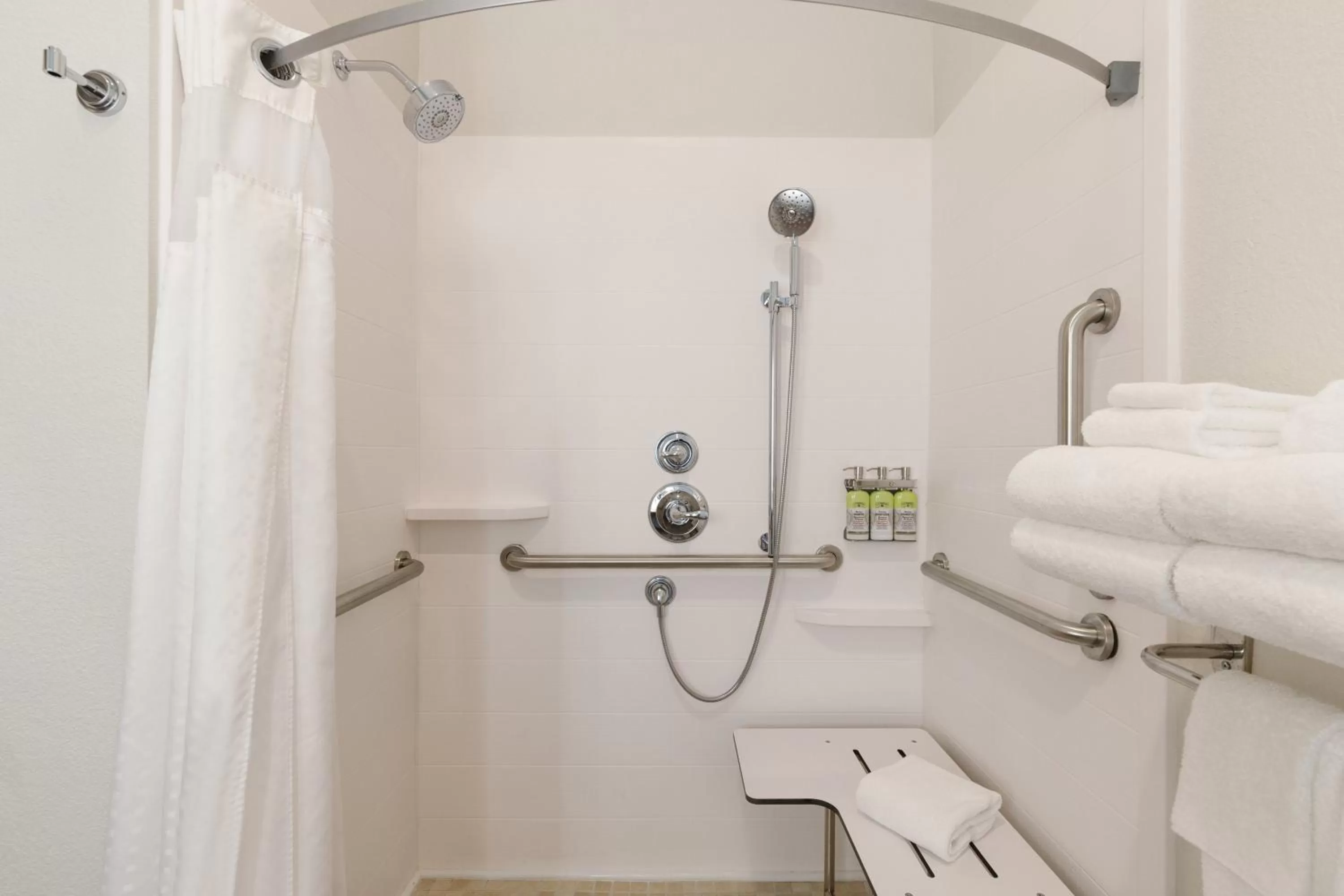 Queen Room with Two Queen Beds - Disability Access Roll in Shower/Non-Smoking	 in Holiday Inn Express Hotel & Suites Lavonia, an IHG Hotel