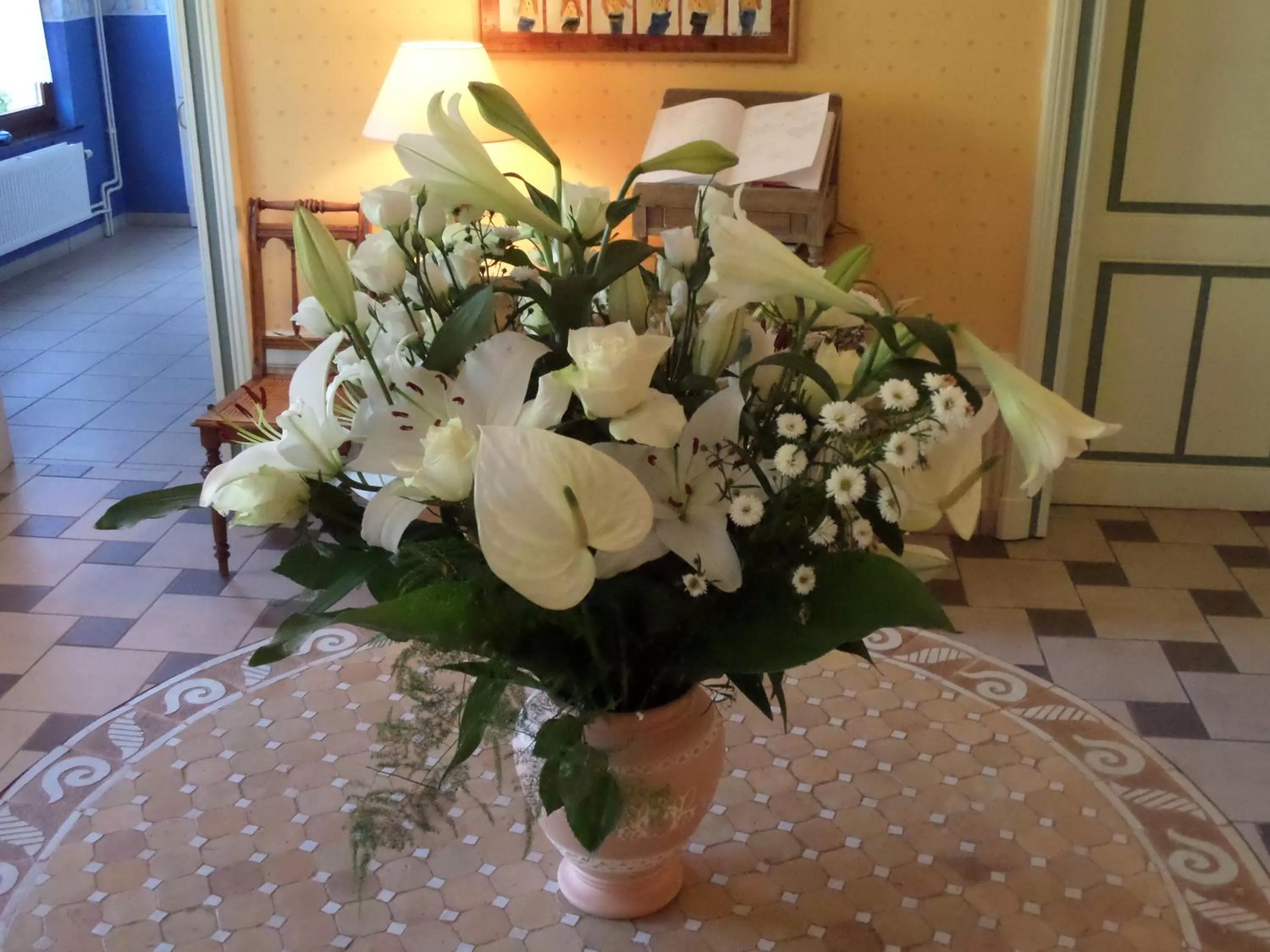 Decorative detail in L'Étape Fagnarde - Bed, Breakfast & Sauna