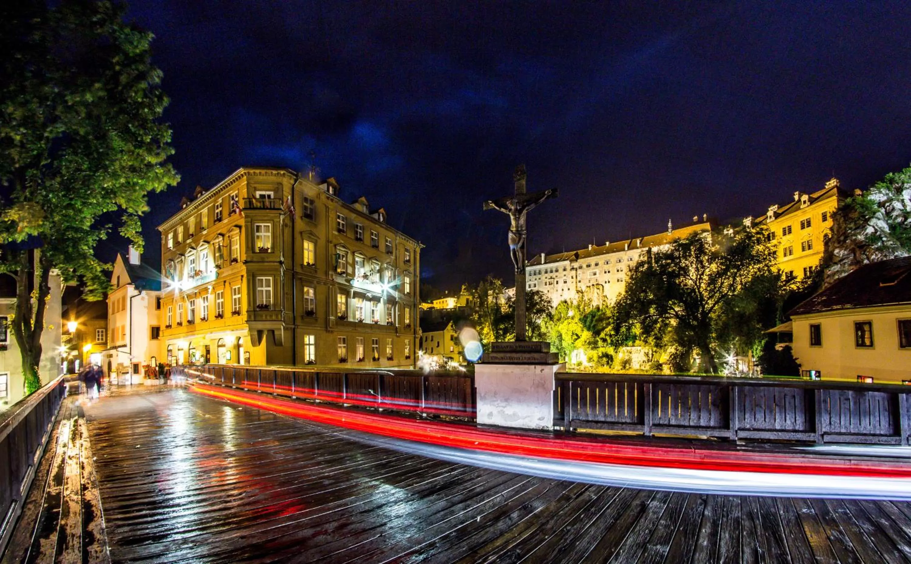 Facade/entrance in Hotel Dvorak Cesky Krumlov