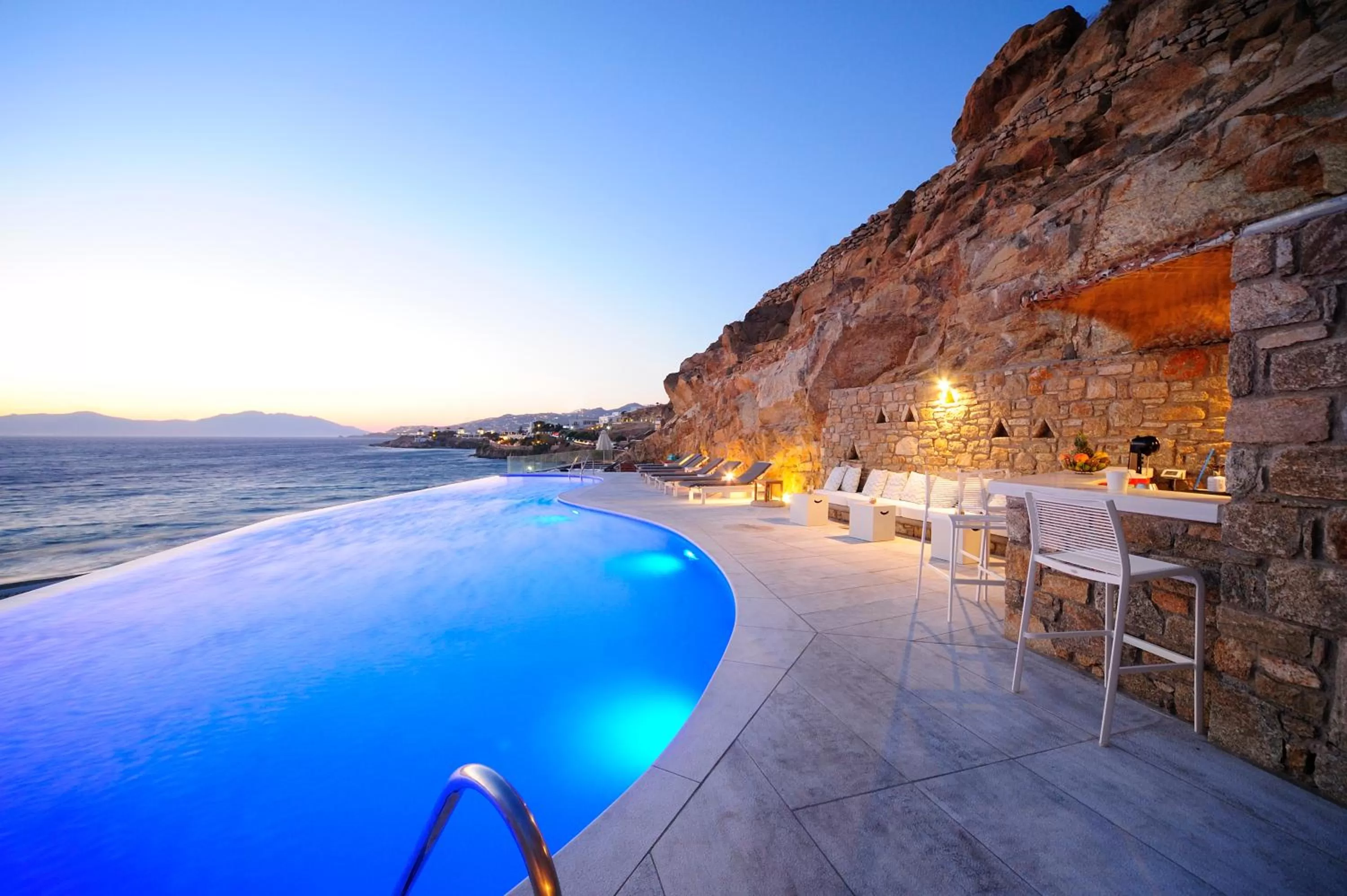 Swimming pool in Mykonos Beach Hotel