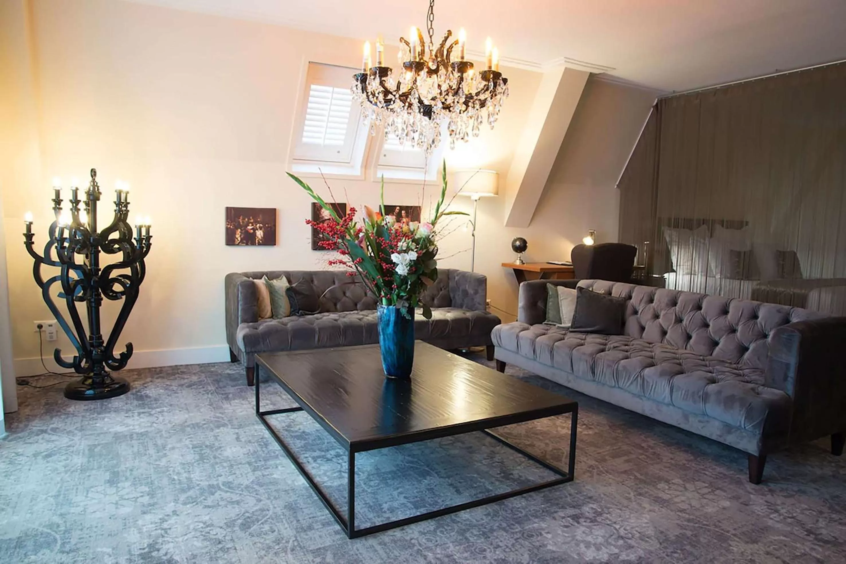 Photo of the whole room, Seating Area in Luxury Suites Amsterdam
