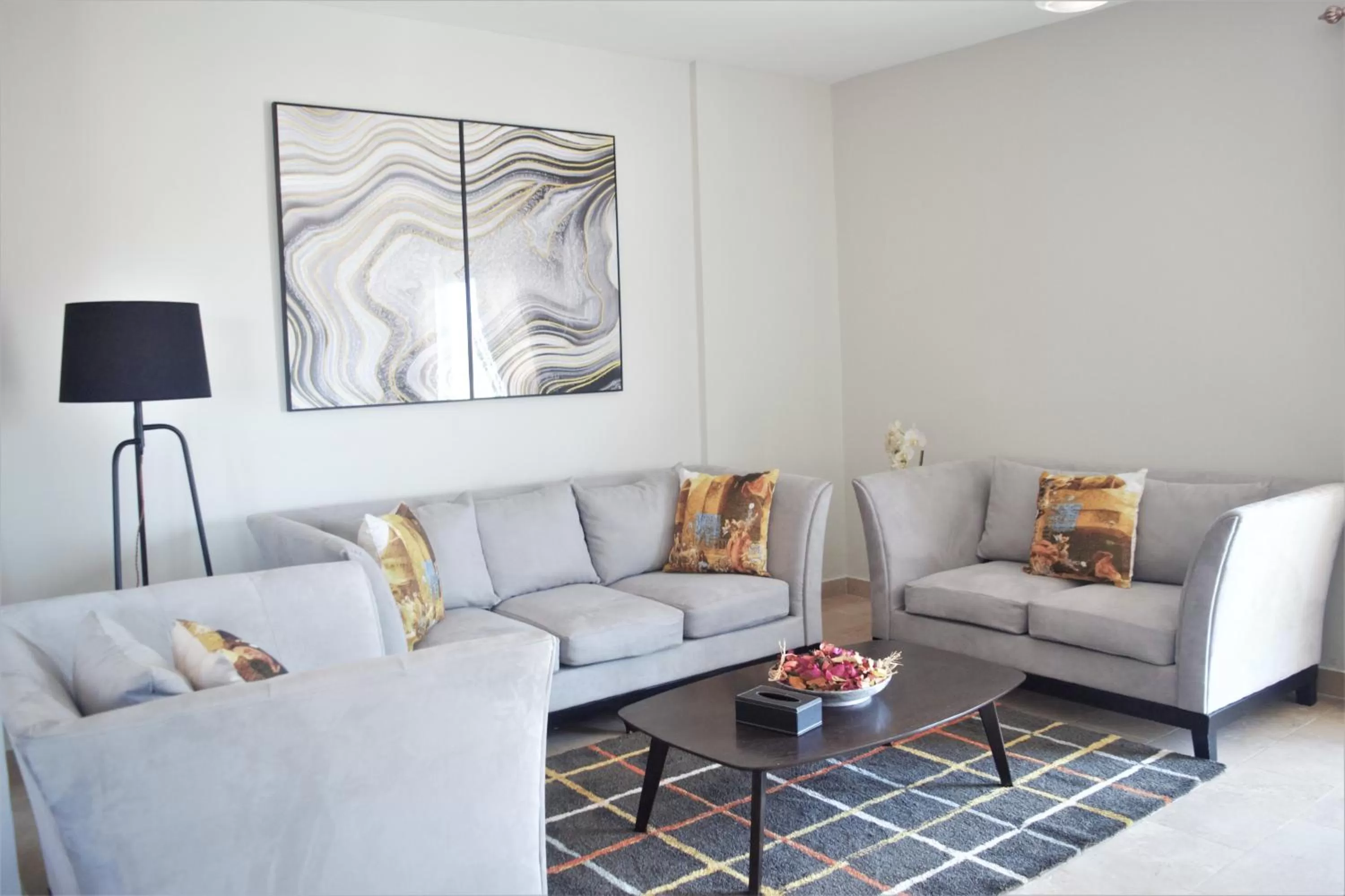 Living room, Seating Area in Montecito Apartments