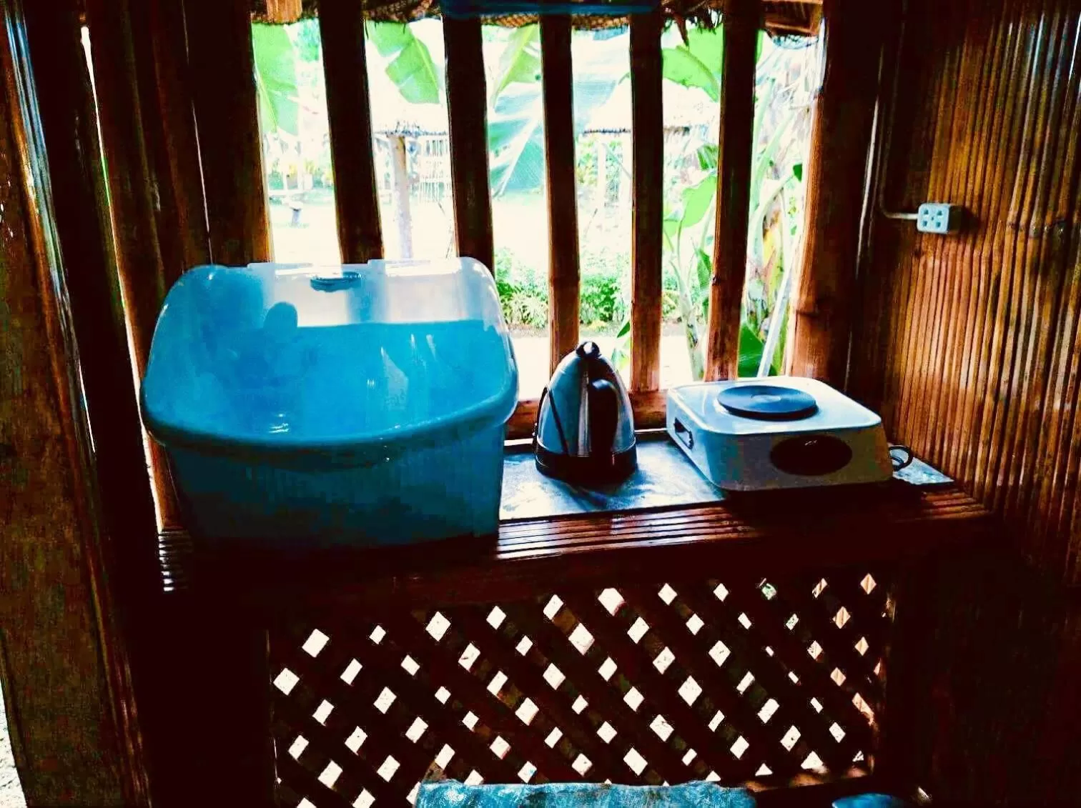 Kitchen or kitchenette in Gaea's Apartments