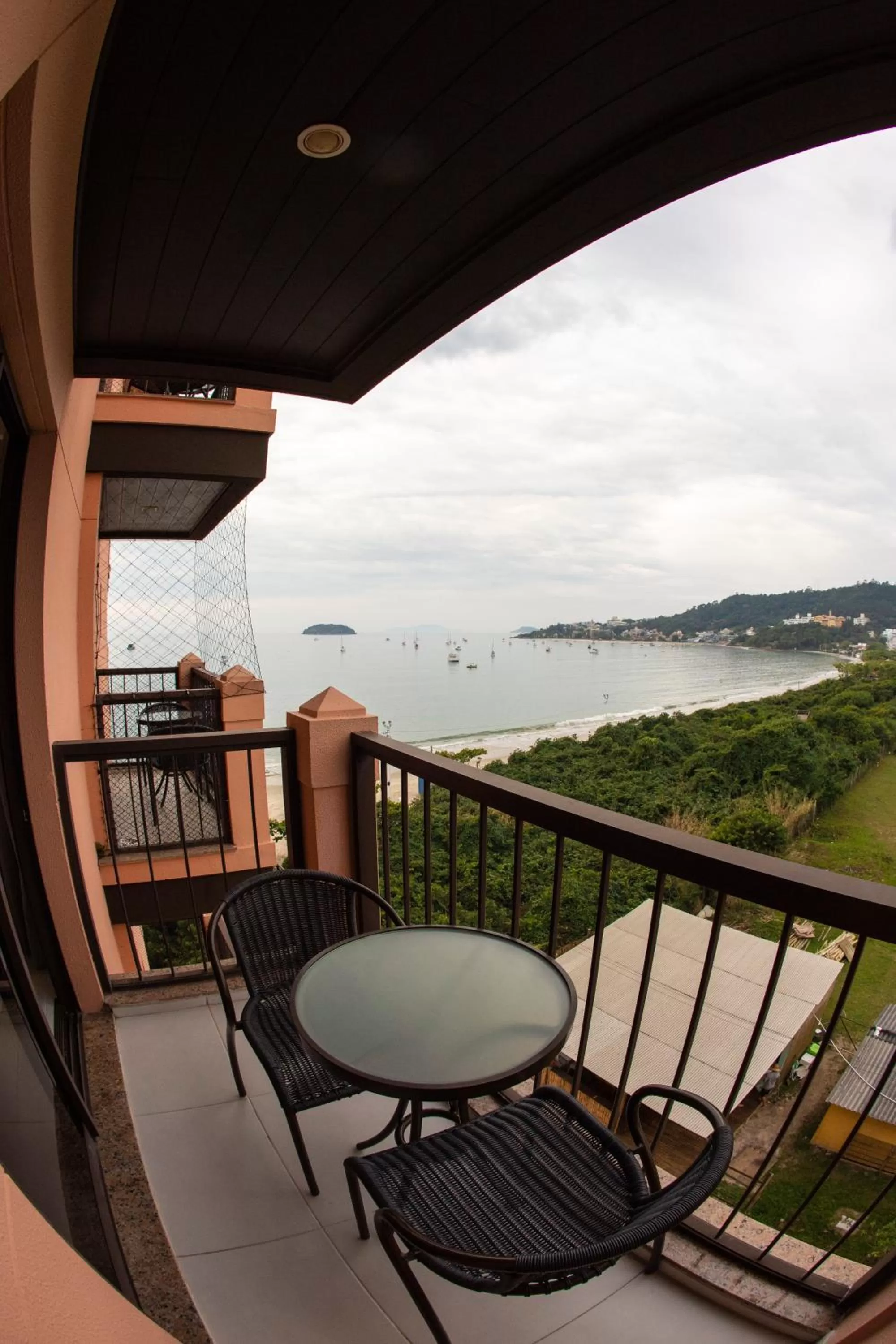 Balcony/Terrace in Jurerê Beach Village - Studio Vista Mar