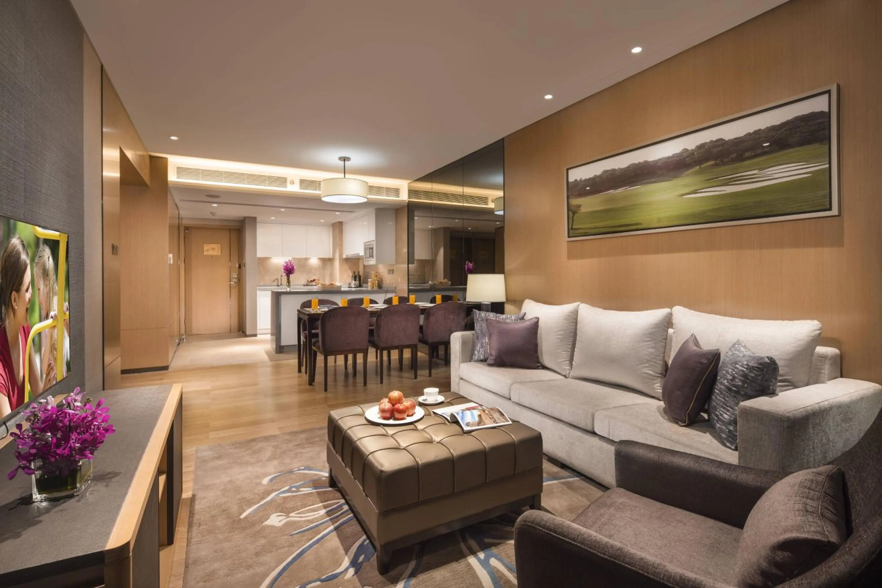 Living room in Somerset Grandview Shenzhen