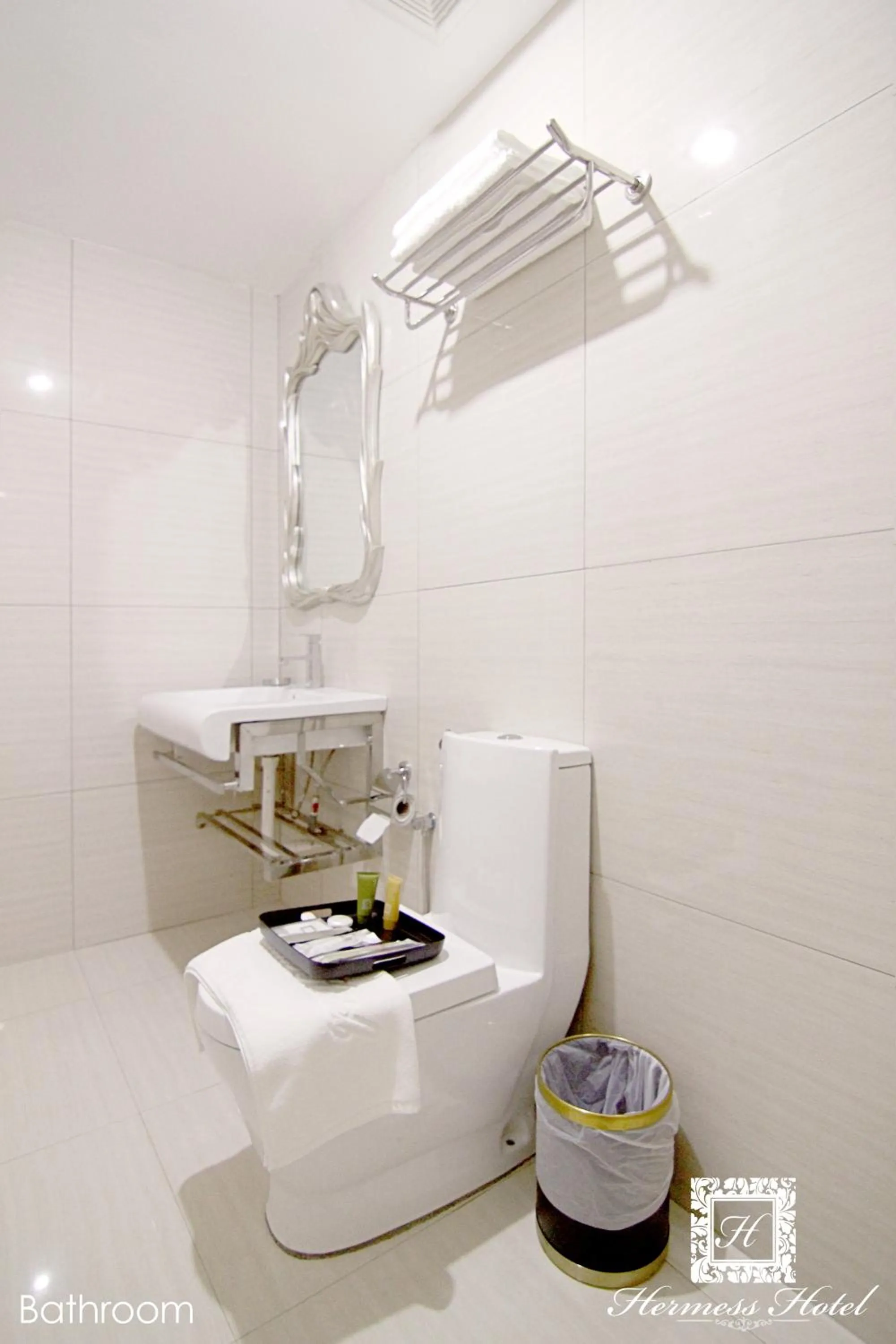 Toilet in Hermess Hotel Johor