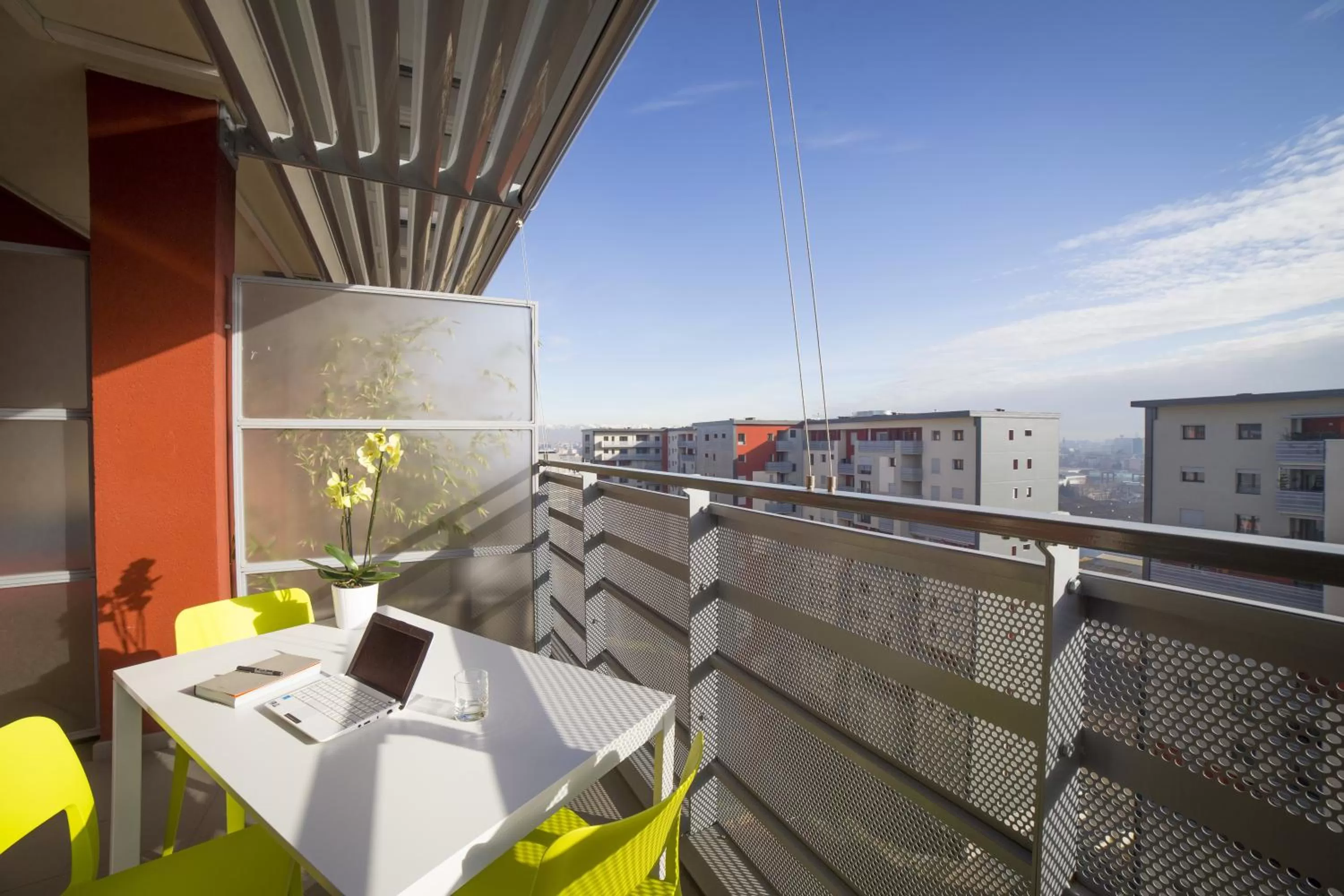 Balcony/Terrace in Aurum Aparthotels Bicocca