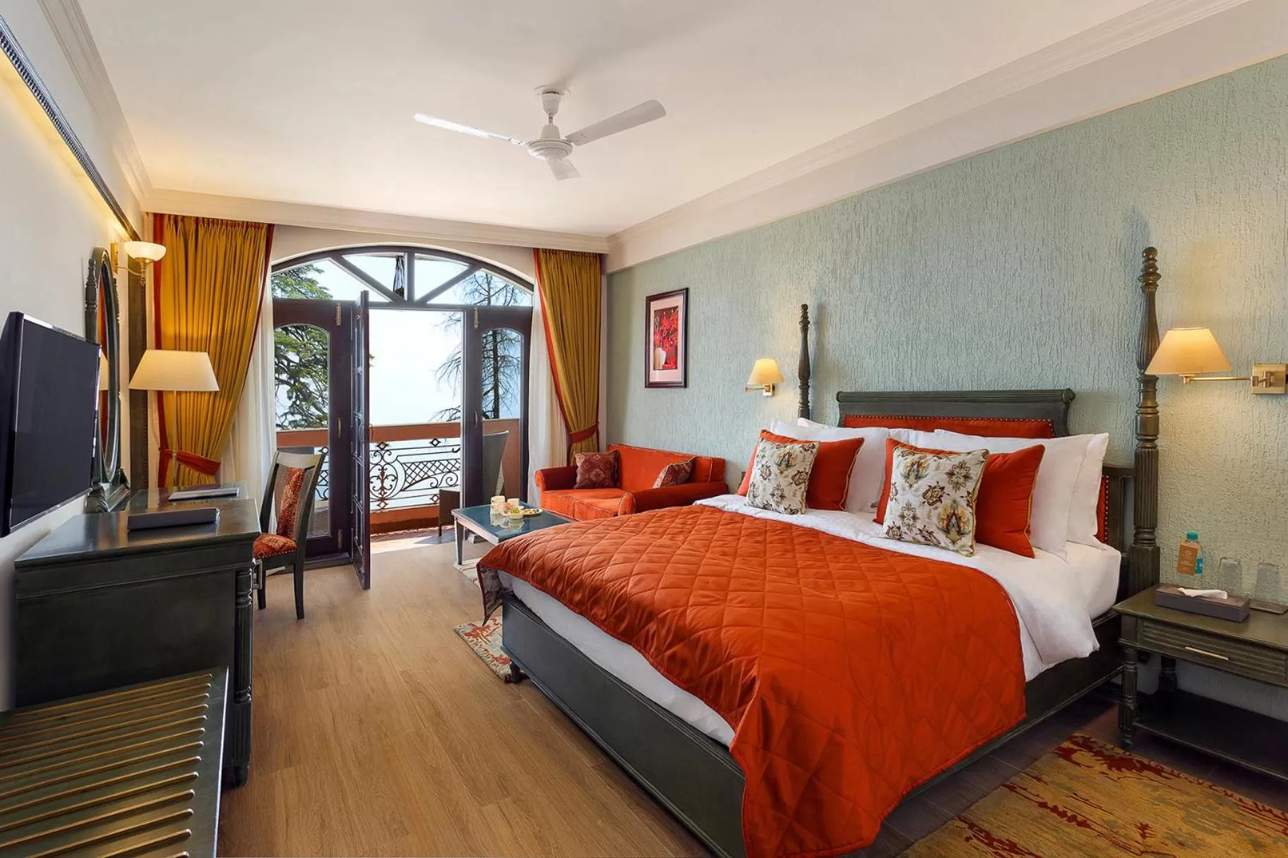 Photo of the whole room, Bed in Ramada by Wyndham Mussoorie Mall Road