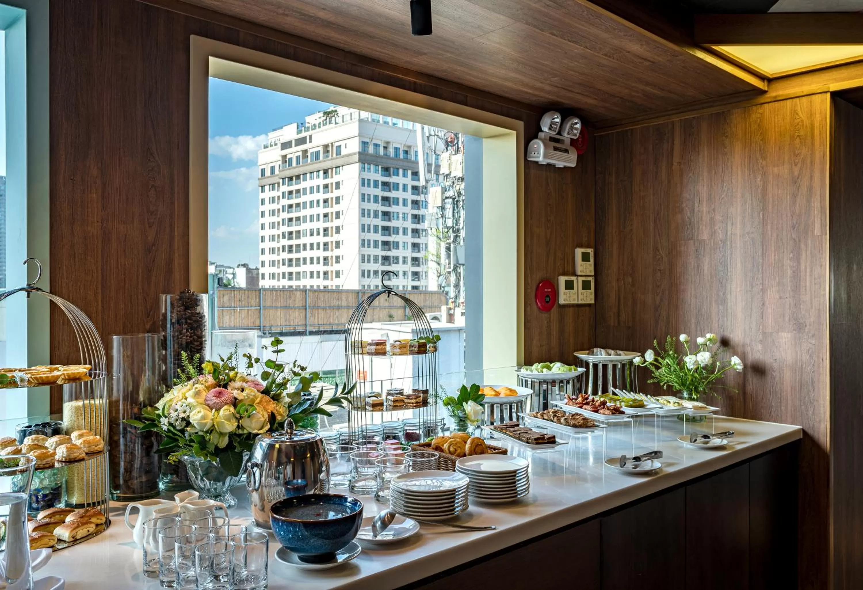 Buffet breakfast in Icon Saigon - LifeStyle Design Hotel