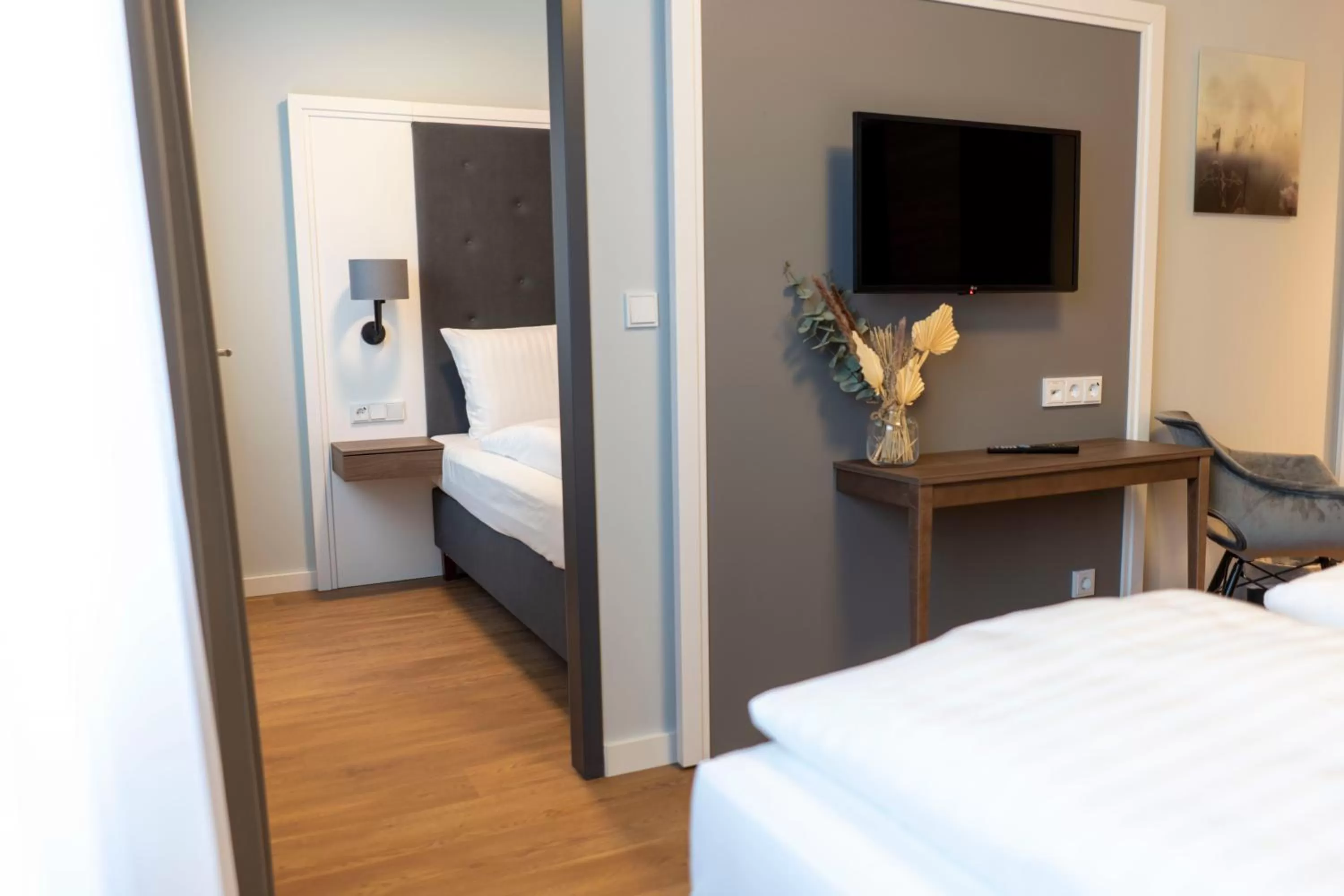 Bed in Signature Hotel Skarv