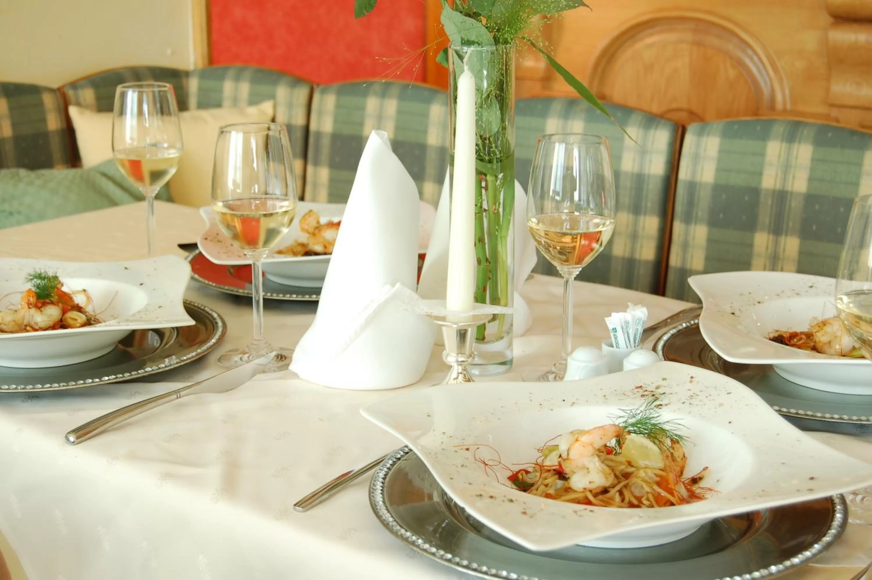 Food close-up in Hotel Restaurant Böck "Roter Hahn"