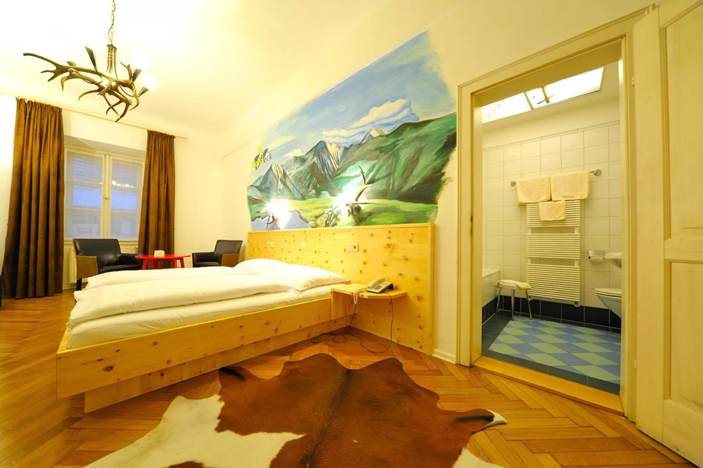 Photo of the whole room, Bed in Erlebnis Post - Stadthotel mit EigenART