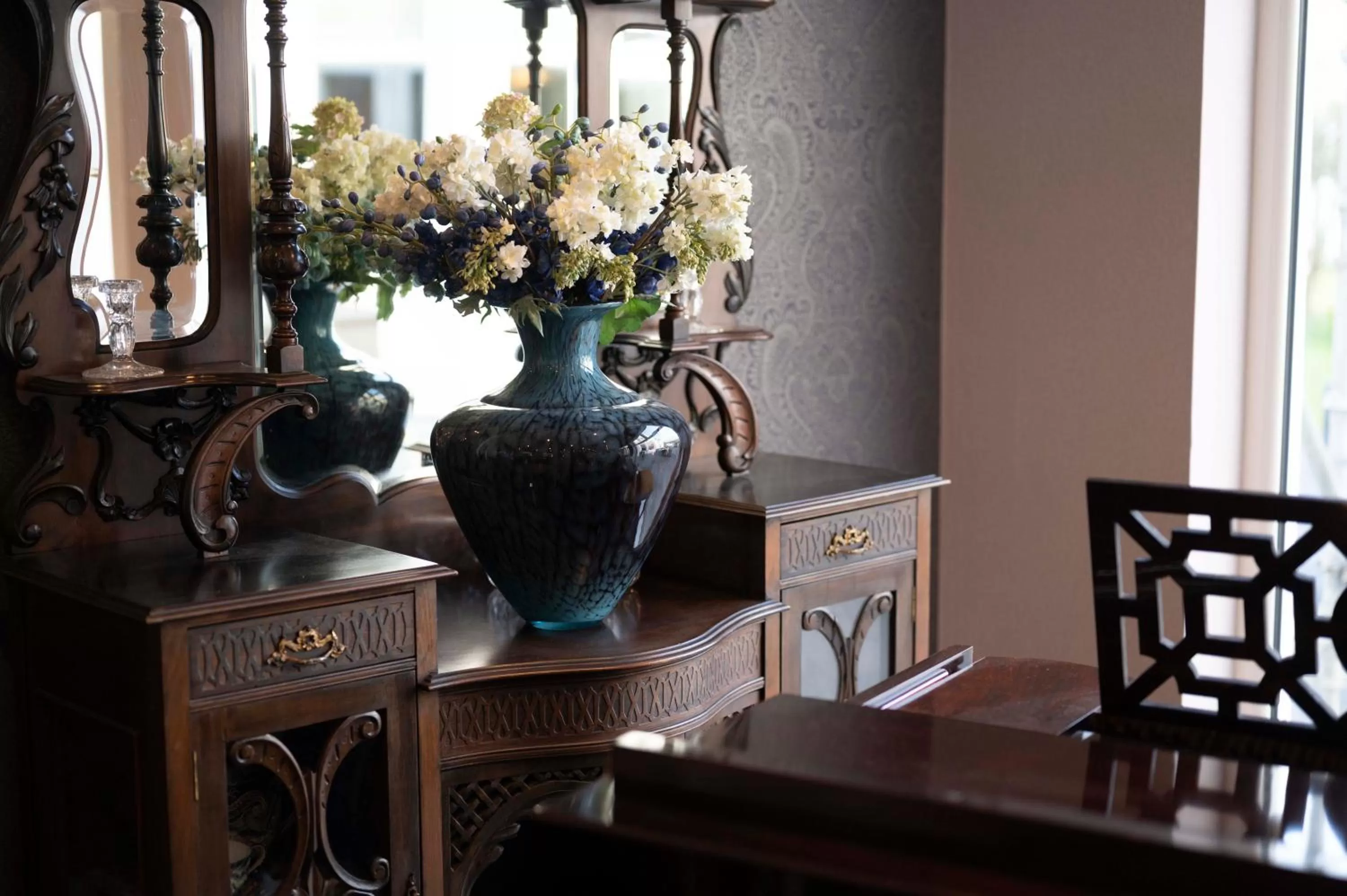 Dining area in Skeabost House Hotel