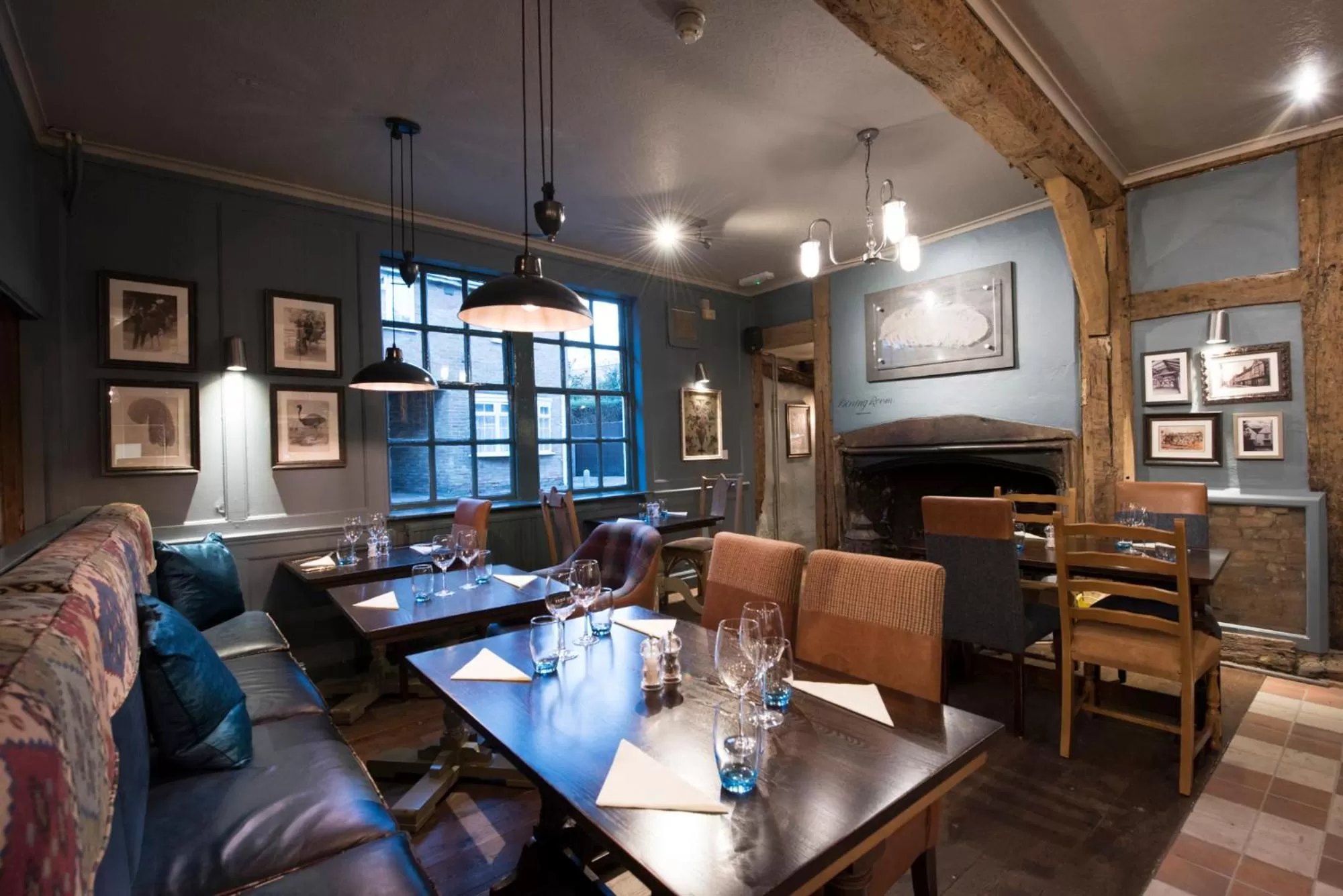 Restaurant/places to eat in The Ostrich Inn Colnbrook London Heathrow