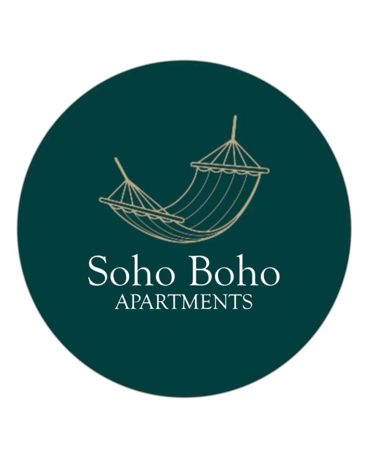 Logo/Certificate/Sign in Soho Boho Apartments - with sunny rooftop terrace and fiber optic internet