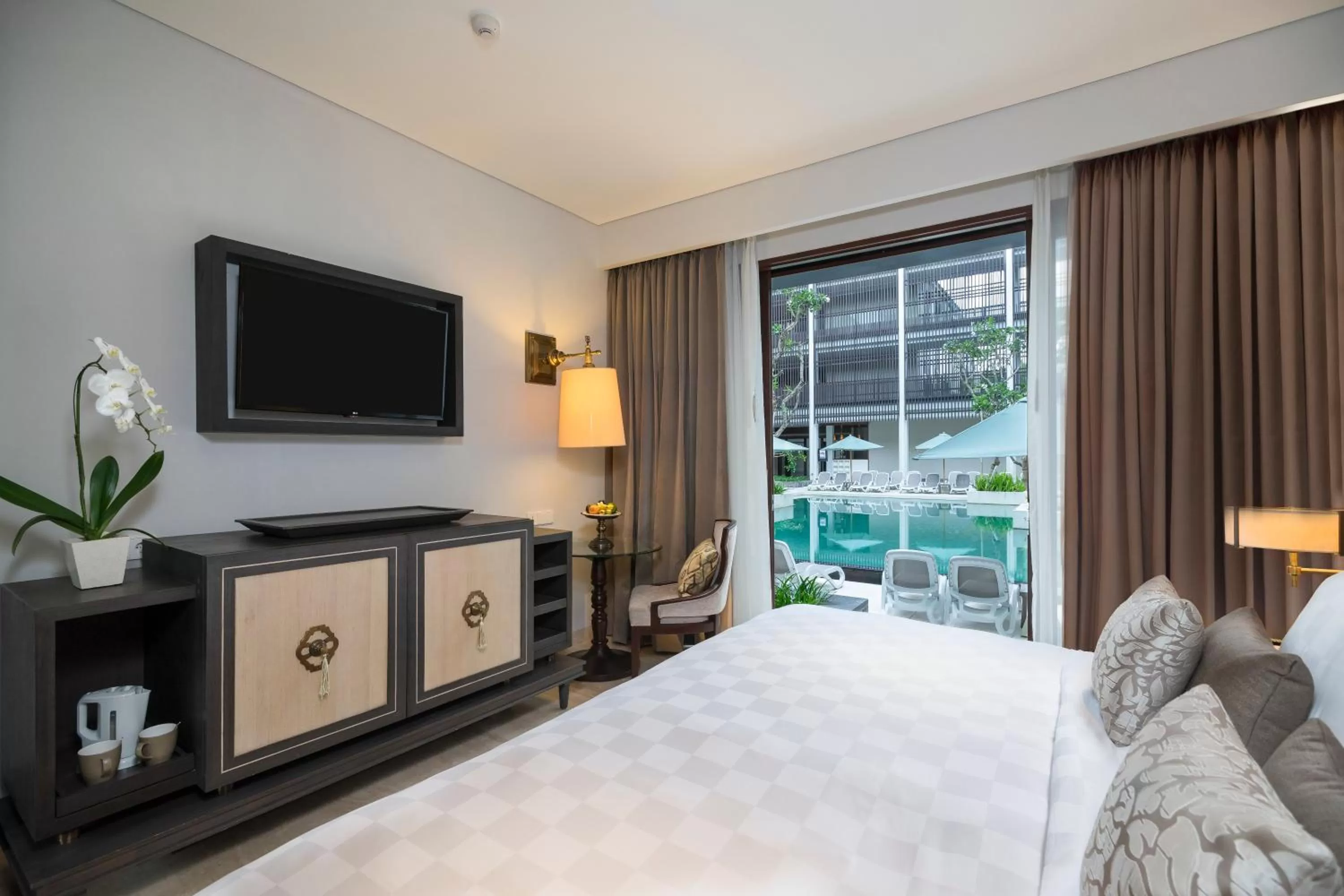 TV and multimedia, Bed in The Anvaya Beach Resort Bali